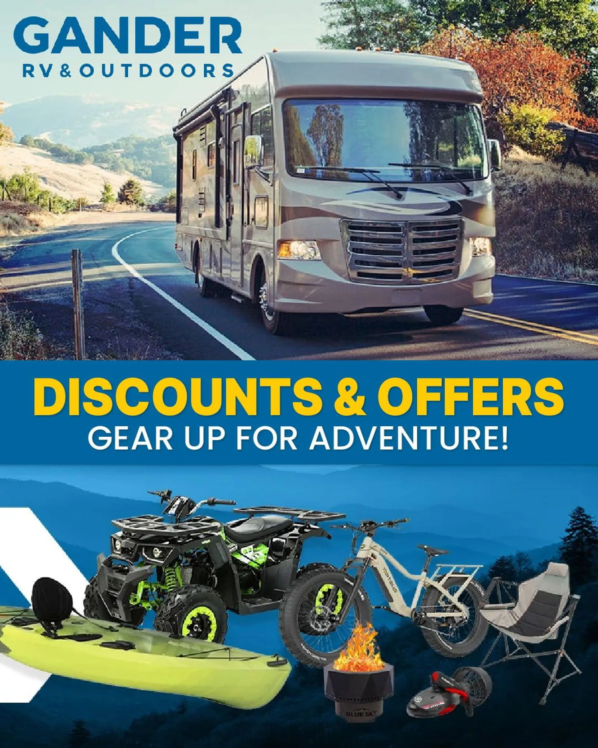 Weekly ad Gander RV & Outdoors - Deals & Bargains from May 22 to May 27 2023 - Page 1