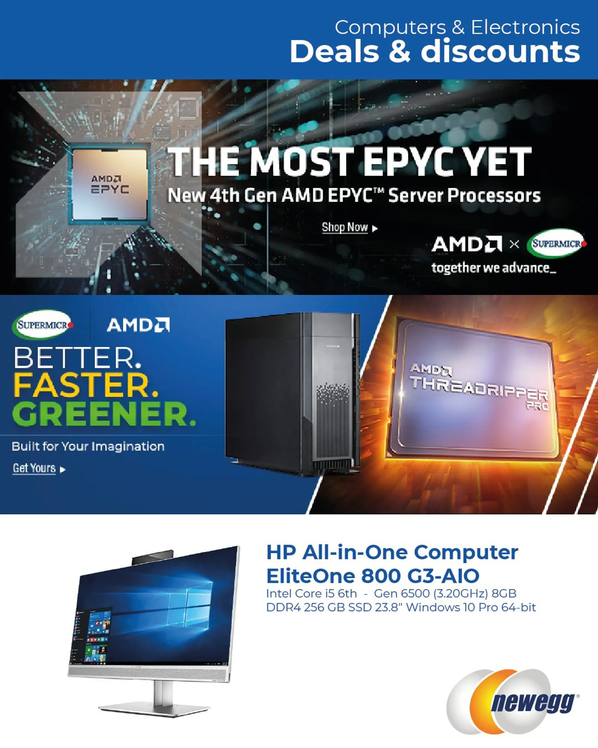 Weekly ad Newegg - Computers & electronics deals from April 6 to April 11 2024 - Page 1
