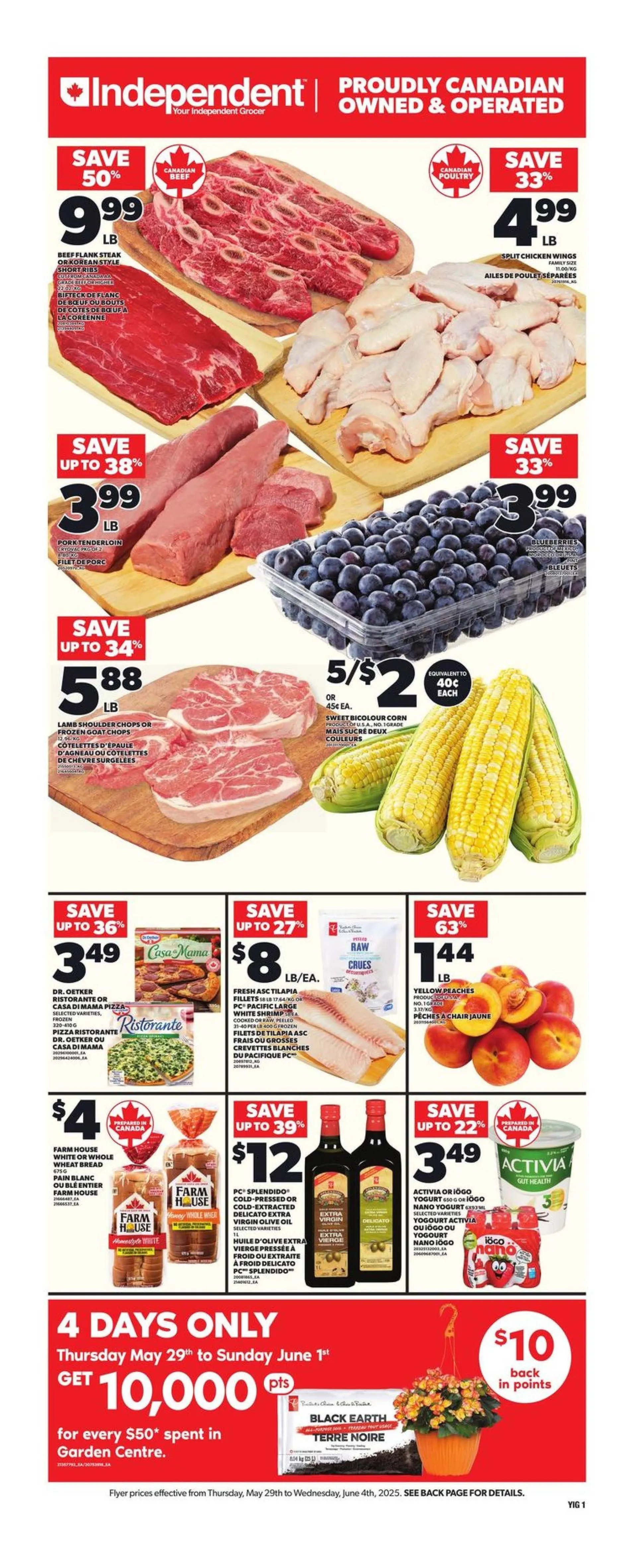 Independent flyers from May 29 to June 4 2025 - flyer page 1
