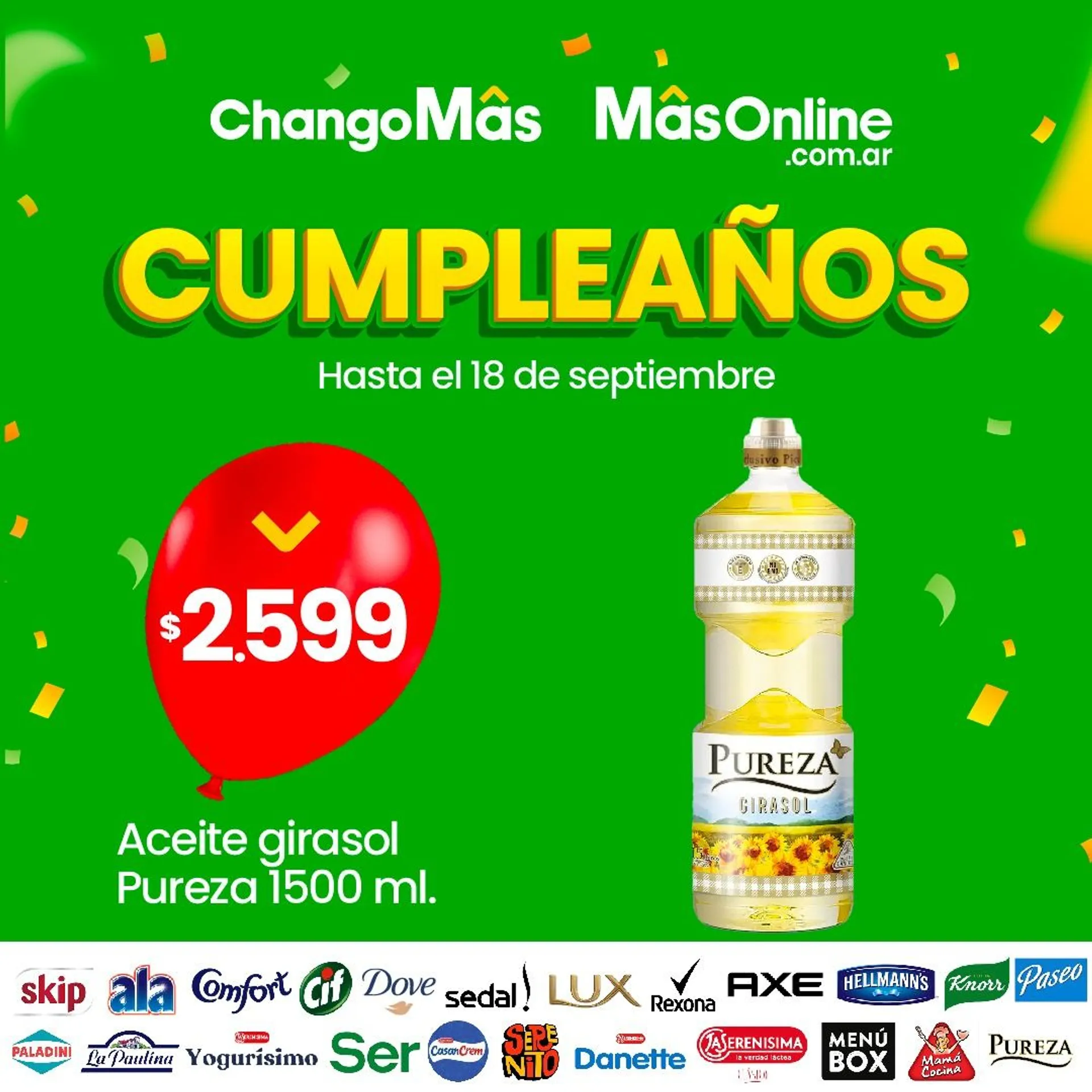 Ofertas de ChangoMas Cumpleaños 13 de septiembre al 18 de septiembre 2024 - Página 4 del catálogo