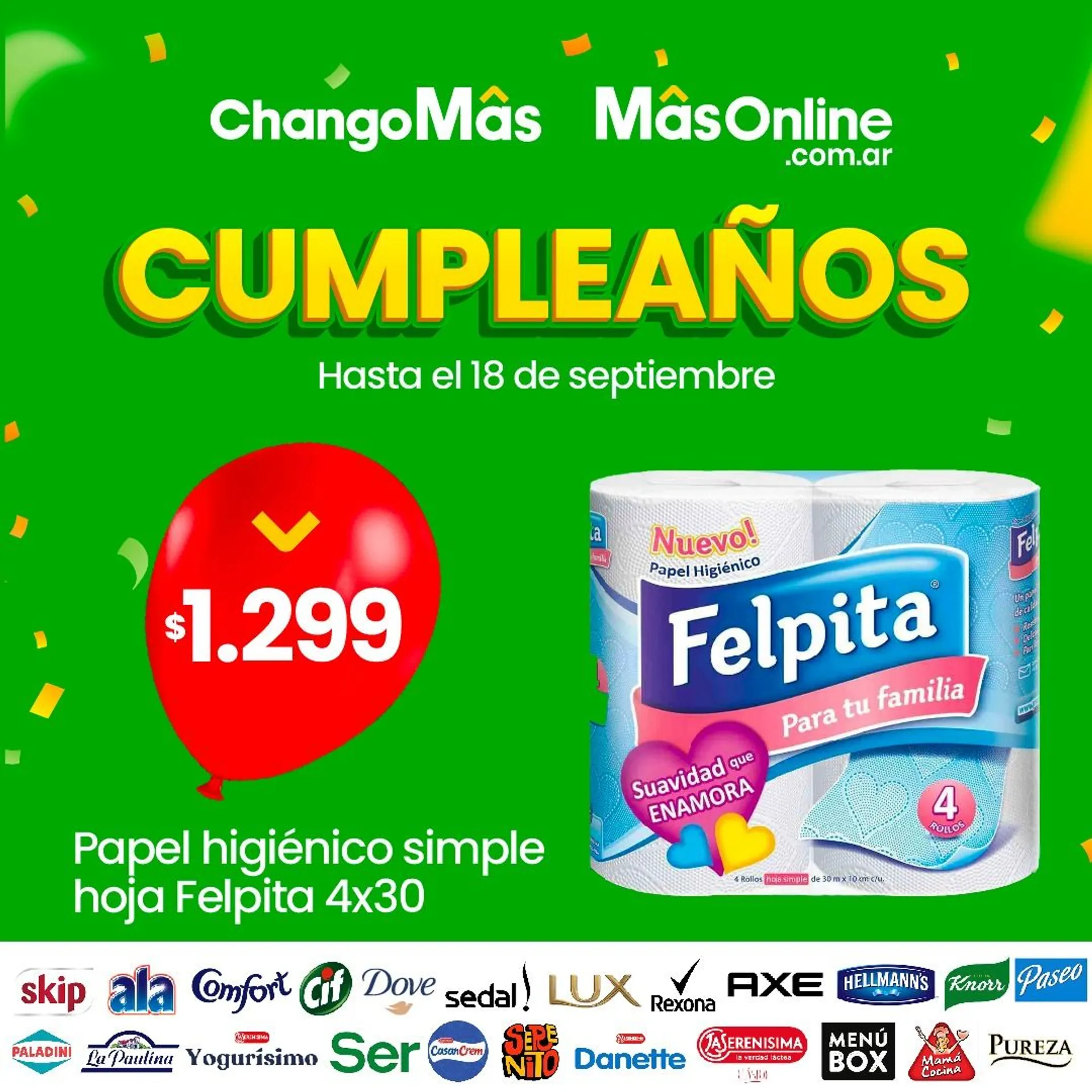 Ofertas de ChangoMas Cumpleaños 13 de septiembre al 18 de septiembre 2024 - Página  del catálogo