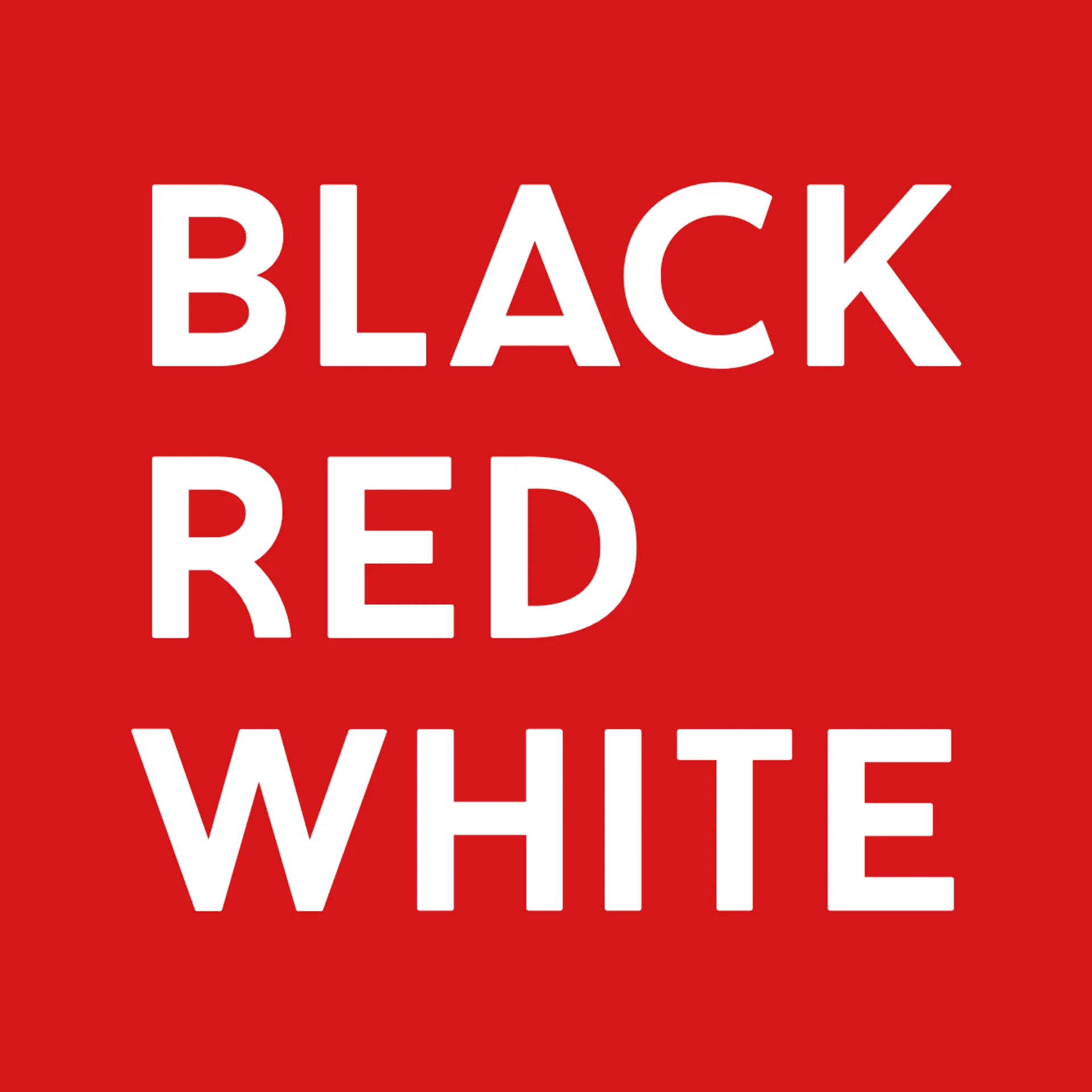 BLACK RED WHITE logo