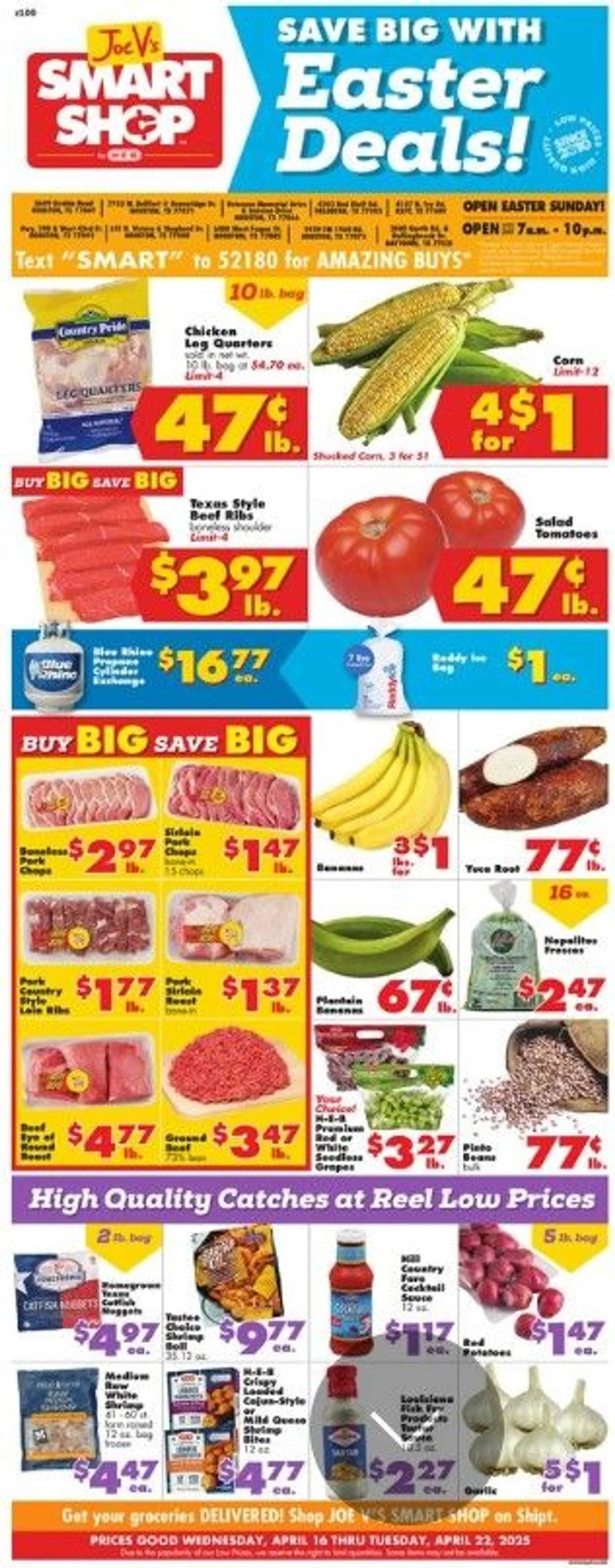 Weekly ad Joe V's Smart Sho Sales from April 16 to April 22 2025 - Page 