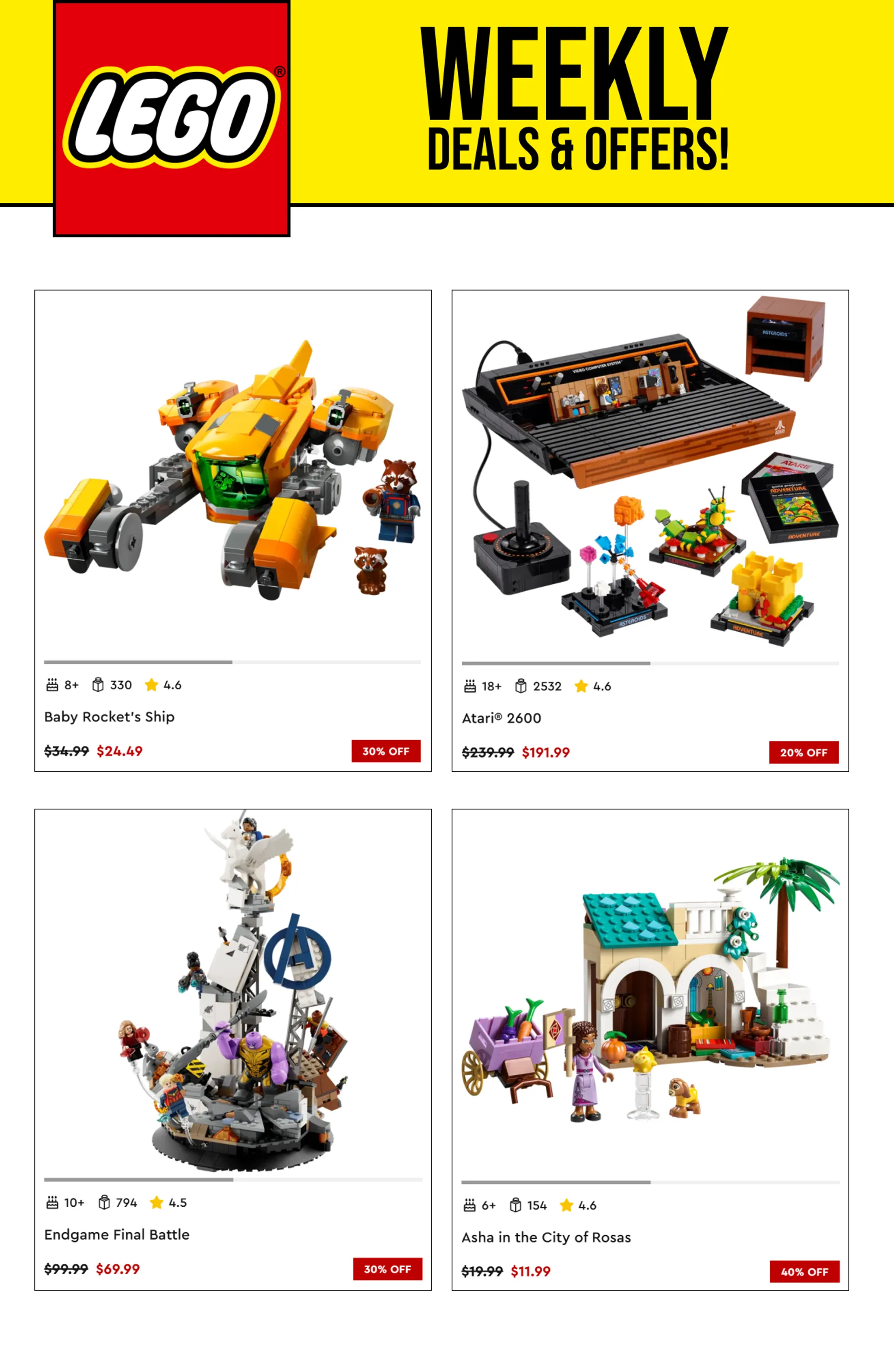 Weekly ad Lego Discounts & Offers from November 23 to December 5 2024 - Page 3