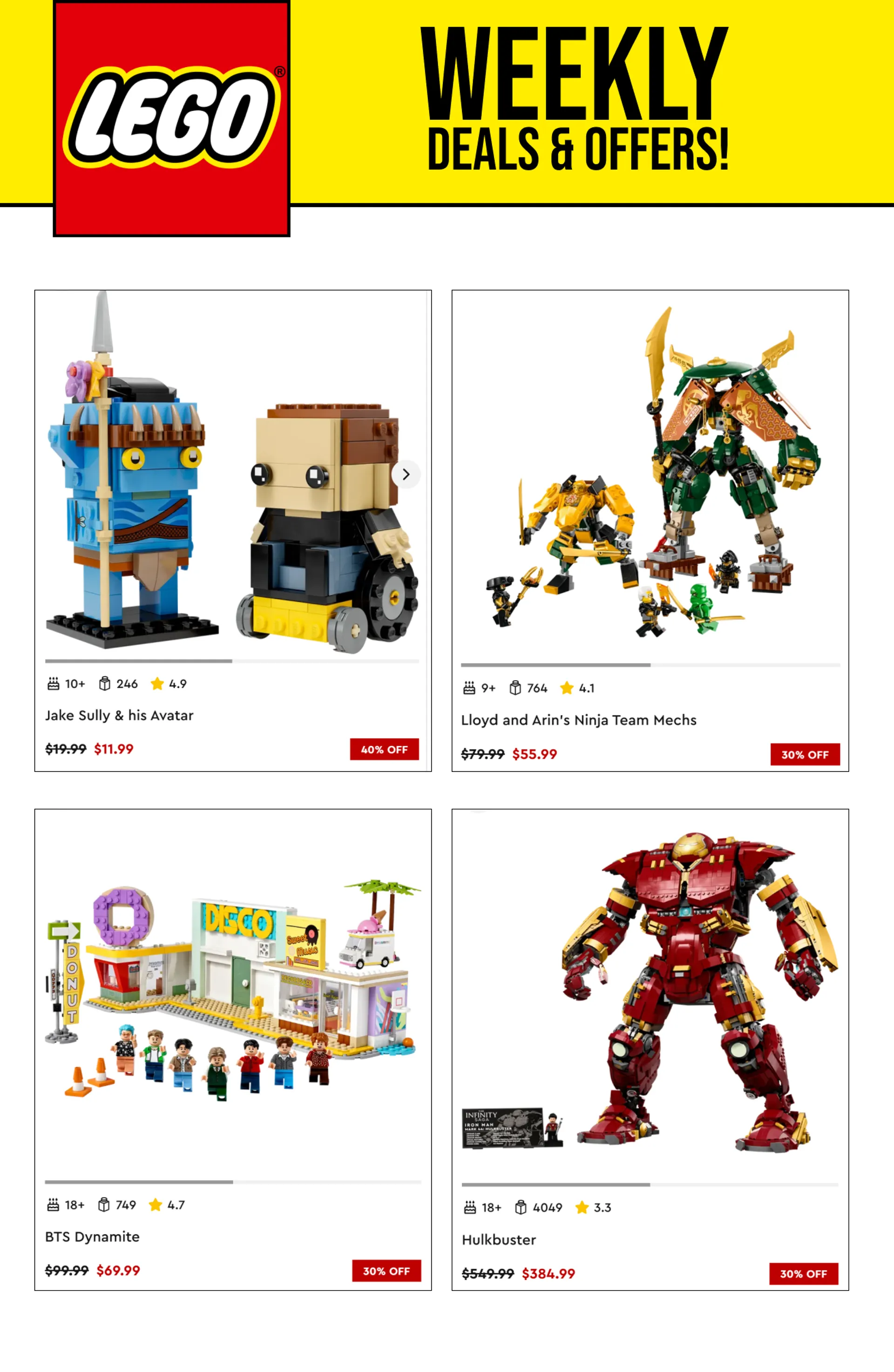 Weekly ad Lego Discounts & Offers from November 23 to December 5 2024 - Page 4