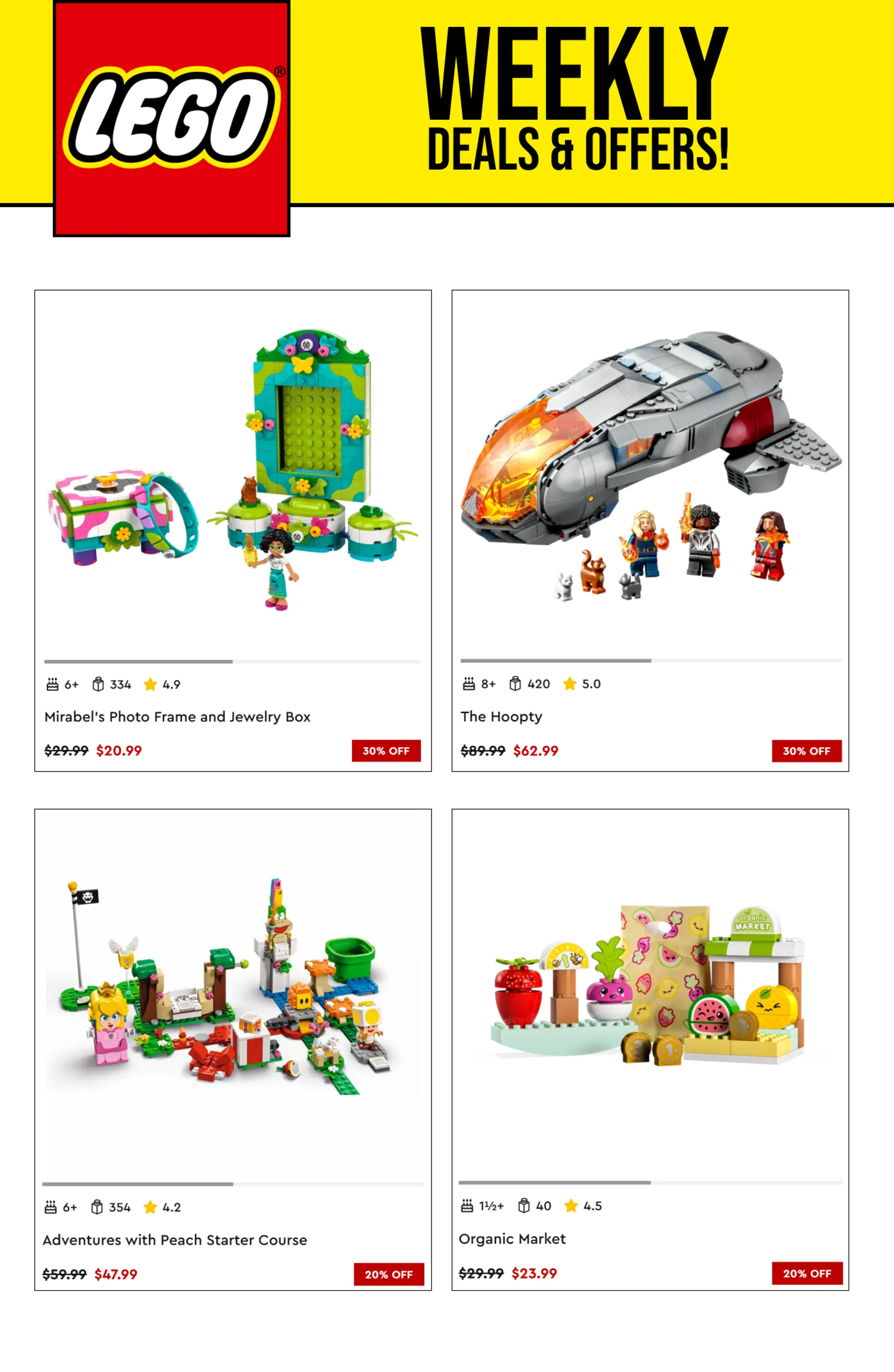 Weekly ad Lego Discounts & Offers from November 23 to December 5 2024 - Page 2