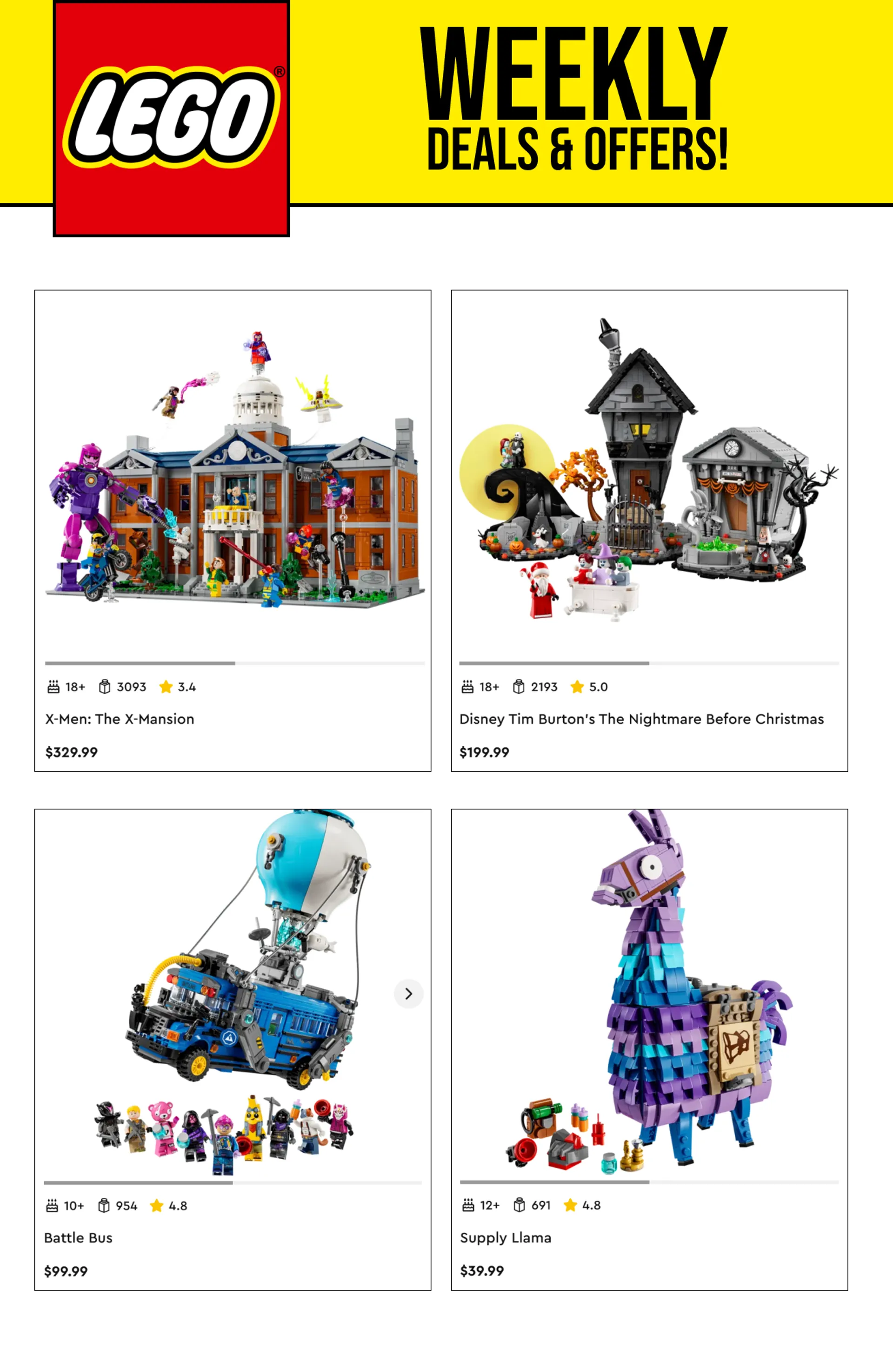 Weekly ad Lego Discounts & Offers from November 23 to December 5 2024 - Page 7