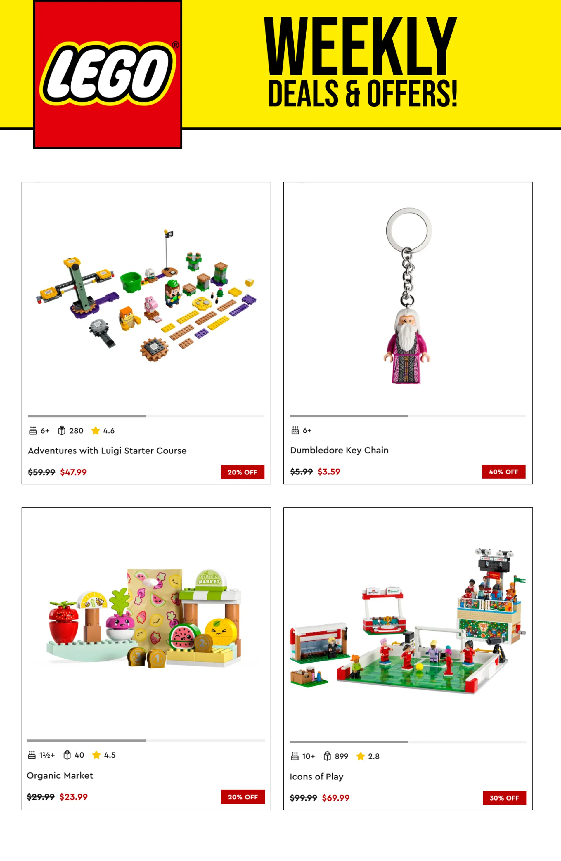 Weekly ad Lego Discounts & Offers from November 23 to December 5 2024 - Page 6