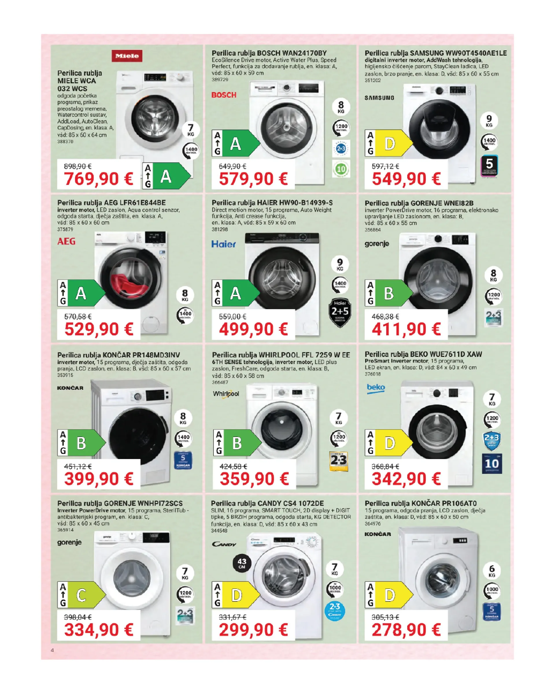 Katalog Pevex Ponudbe & popusti od 25. srpnja do 26. kolovoza 2024. - Pregled Stranica 4