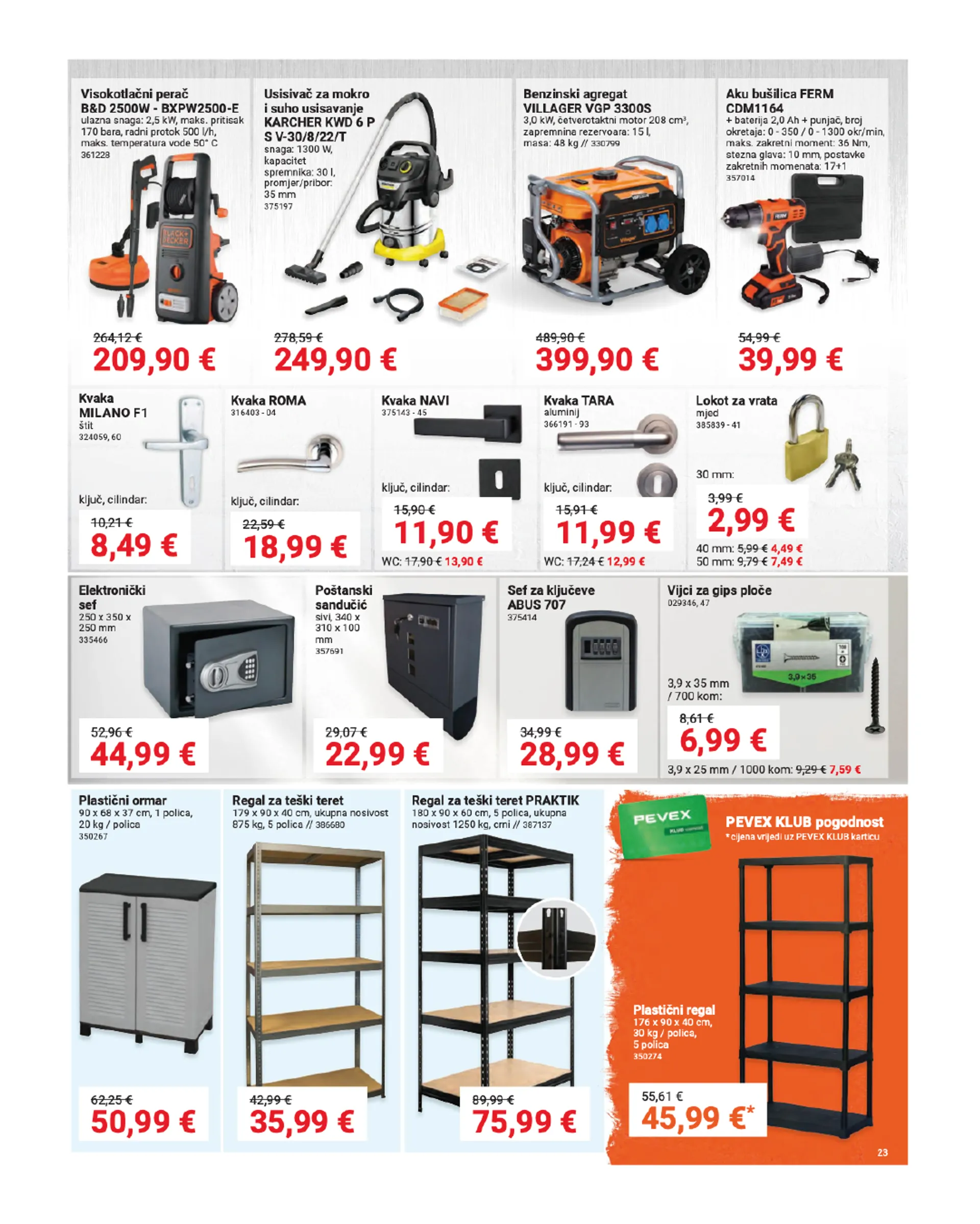 Katalog Pevex Ponudbe & popusti od 25. srpnja do 26. kolovoza 2024. - Pregled Stranica 23