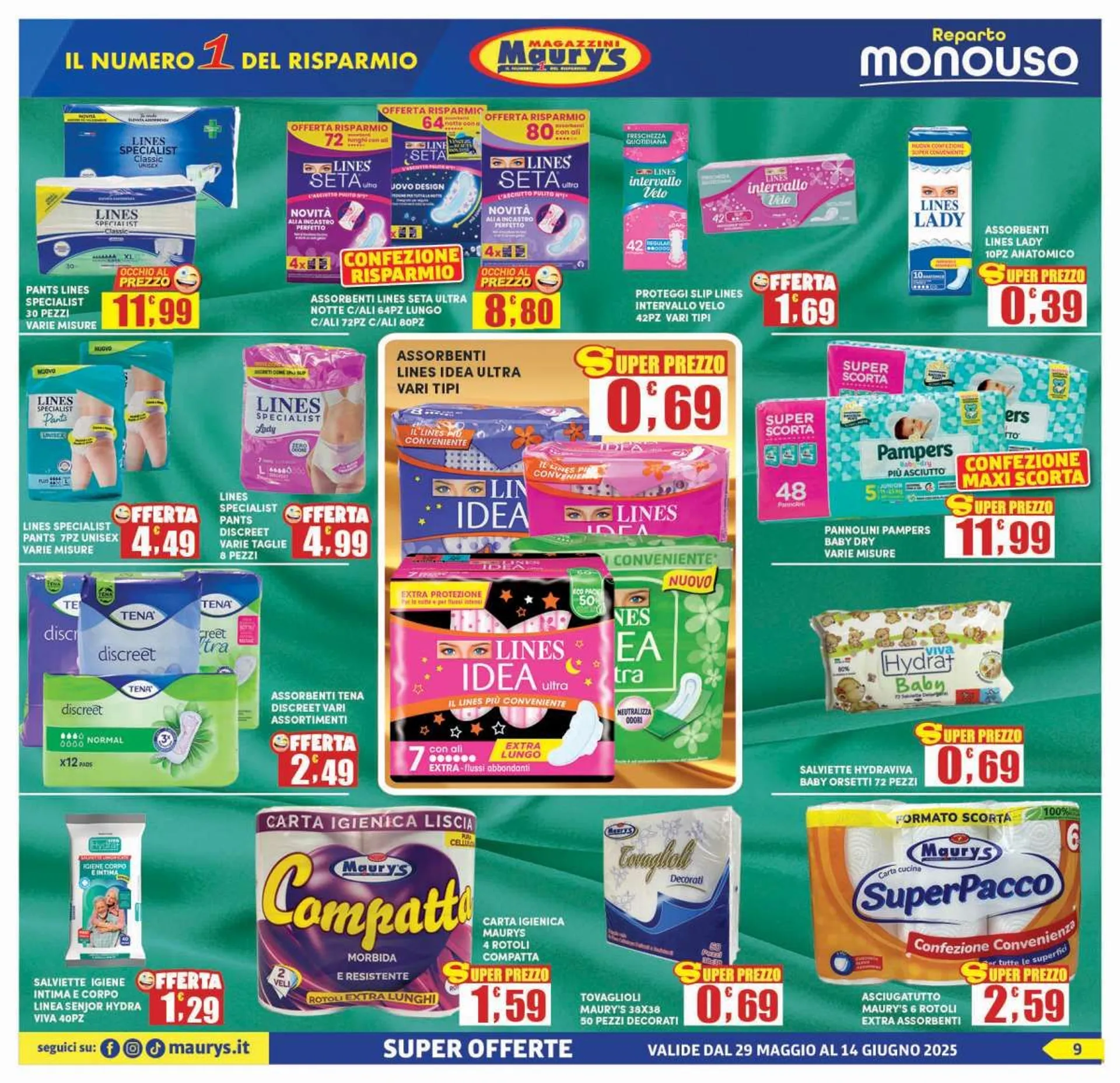  Volantini Maury's da 27 maggio a 16 giugno di 2025 - Pagina del volantino 13