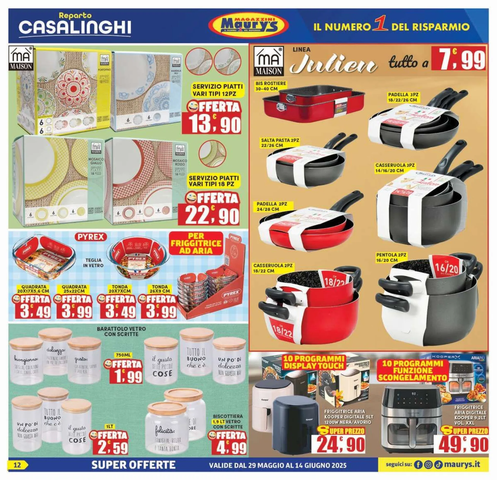  Volantini Maury's da 27 maggio a 14 giugno di 2025 - Pagina del volantino 20