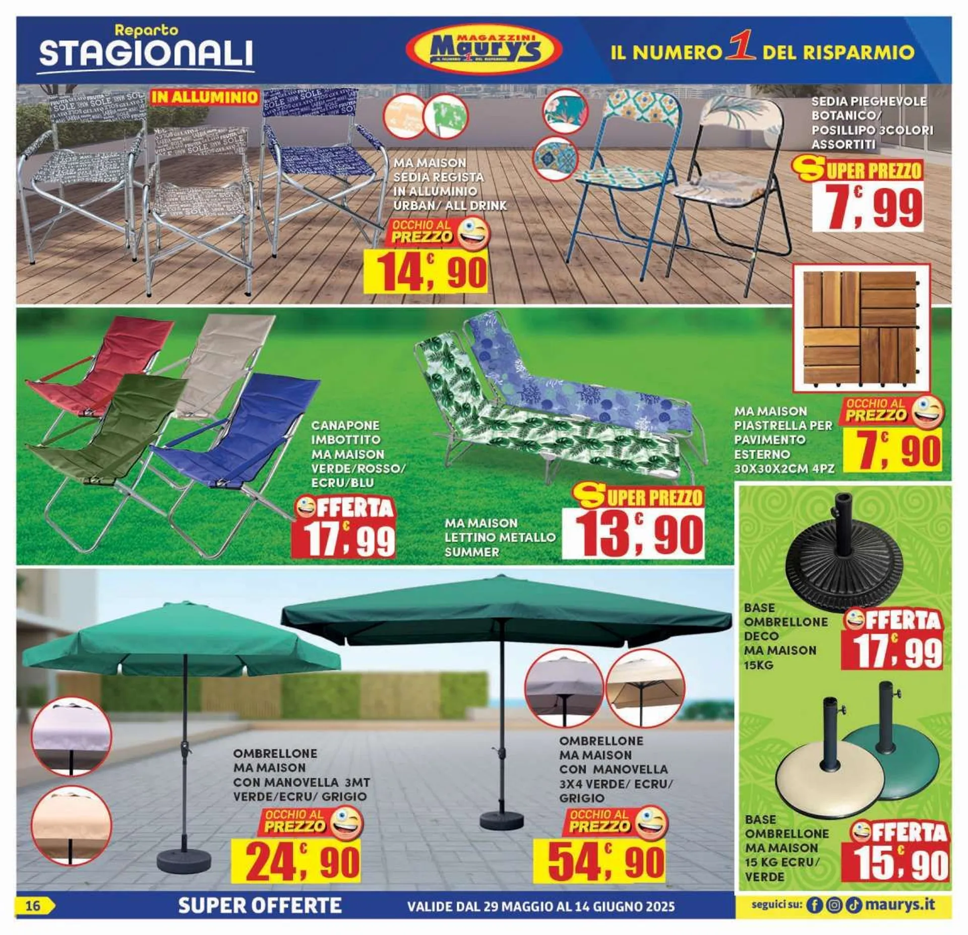  Volantini Maury's da 27 maggio a 16 giugno di 2025 - Pagina del volantino 11