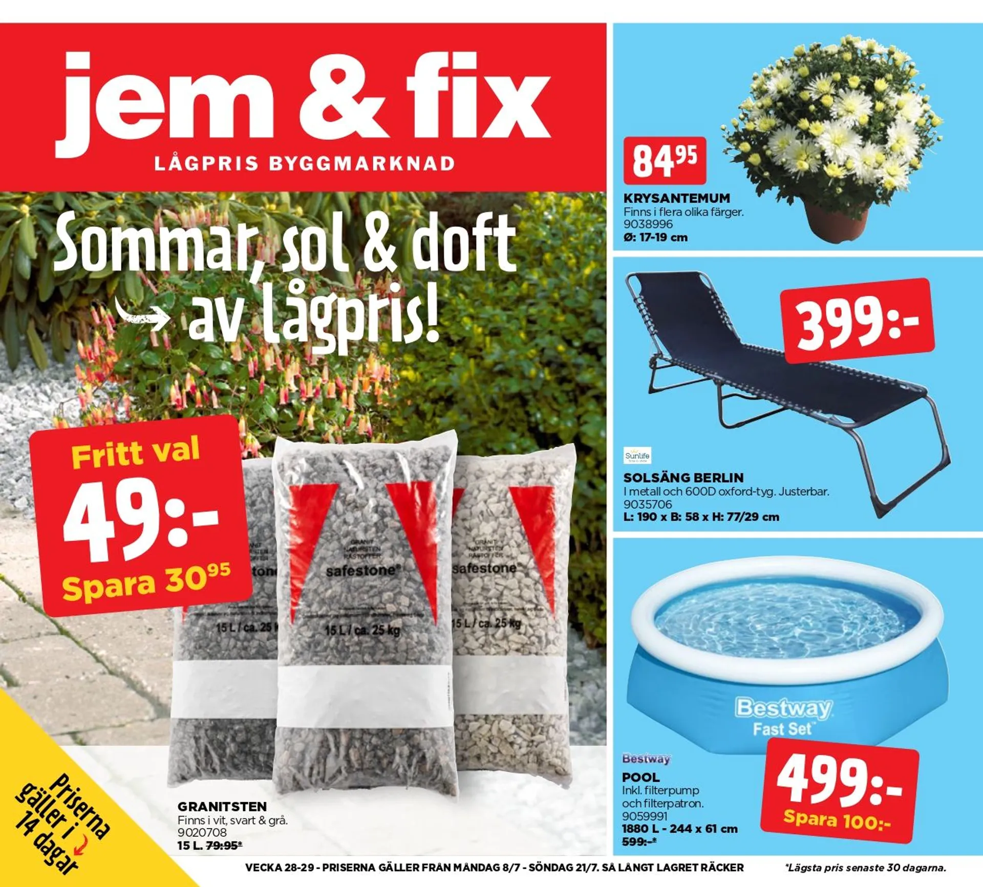 JEM OCH FIXS SPECIALERBJUDANDEN från 7 juli till 21 juli 2024 - Reklamblad sidor 