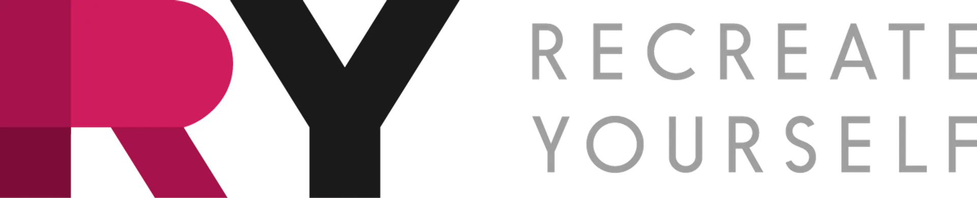 RECREATE YOURSELF logo of current flyer