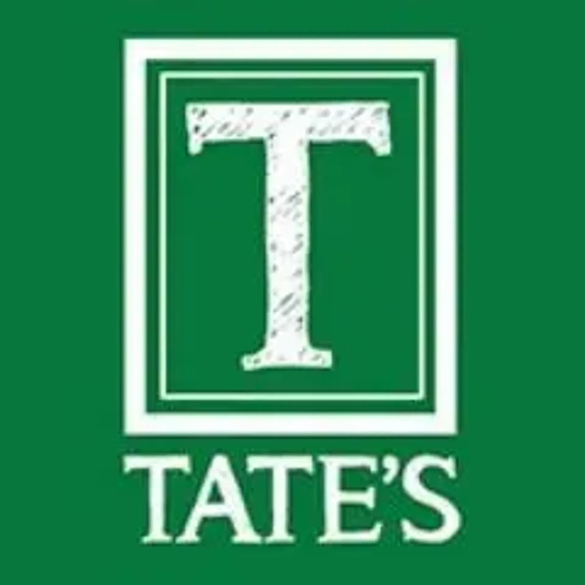 Tate's Bake Shop logo. Current weekly ad
