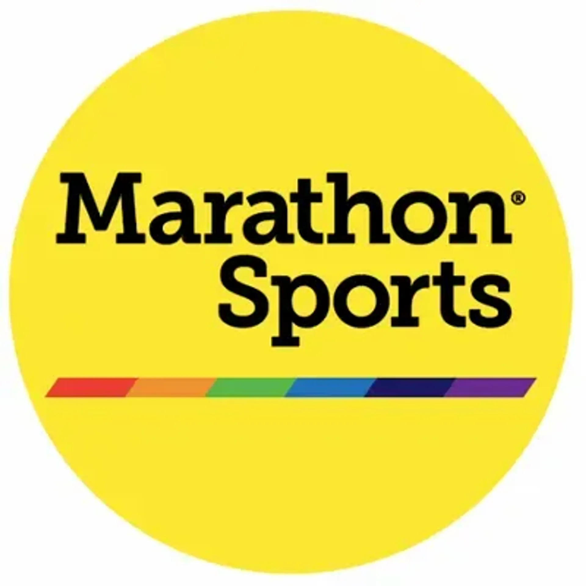 Marathon Sports logo. Current weekly ad