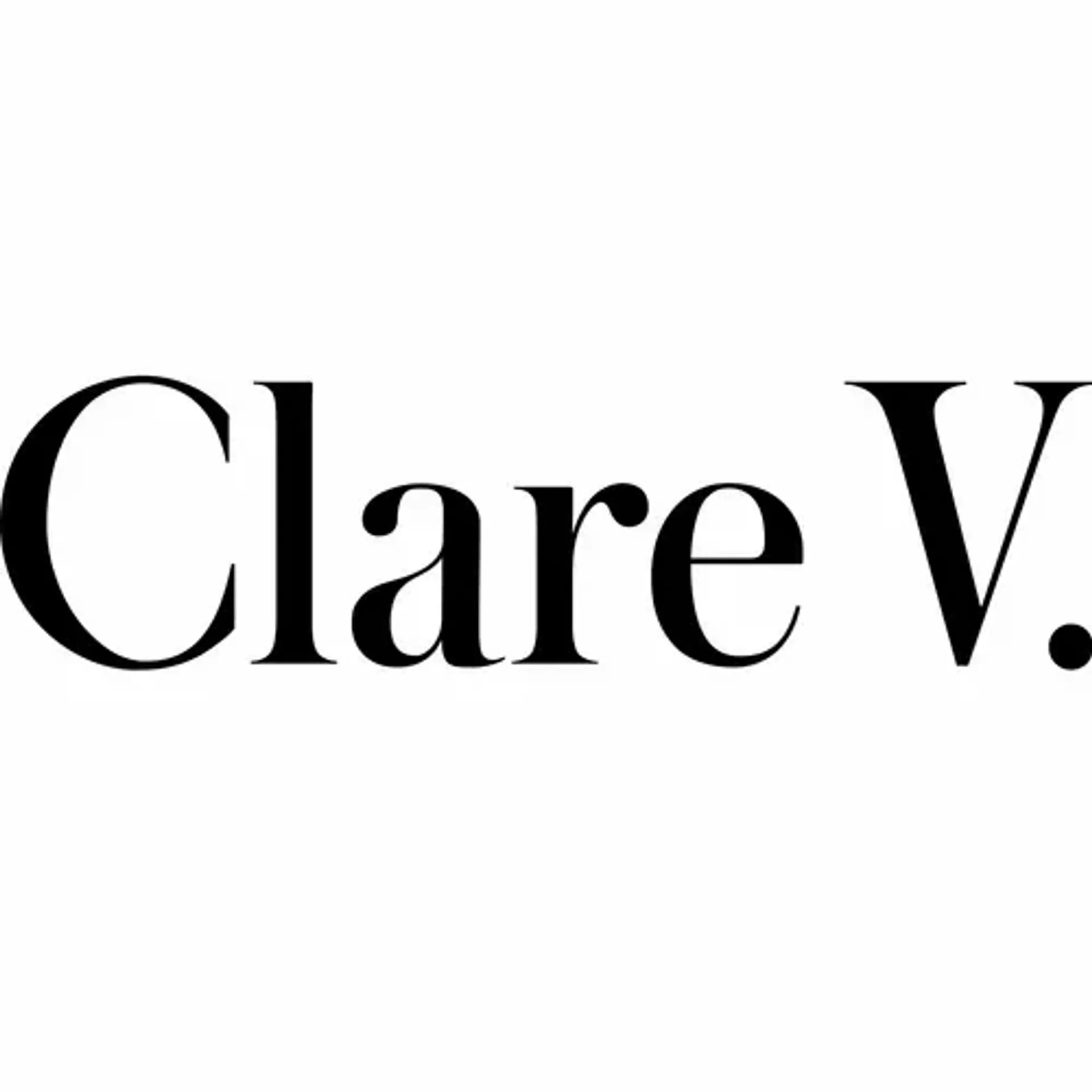 Clare V. logo. Current weekly ad