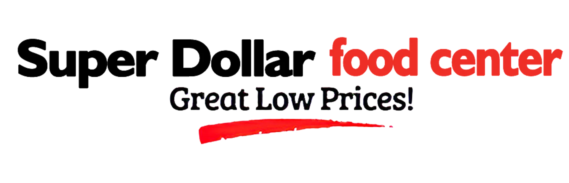 SUPER DOLLAR FOOD CENTER logo. Current weekly ad