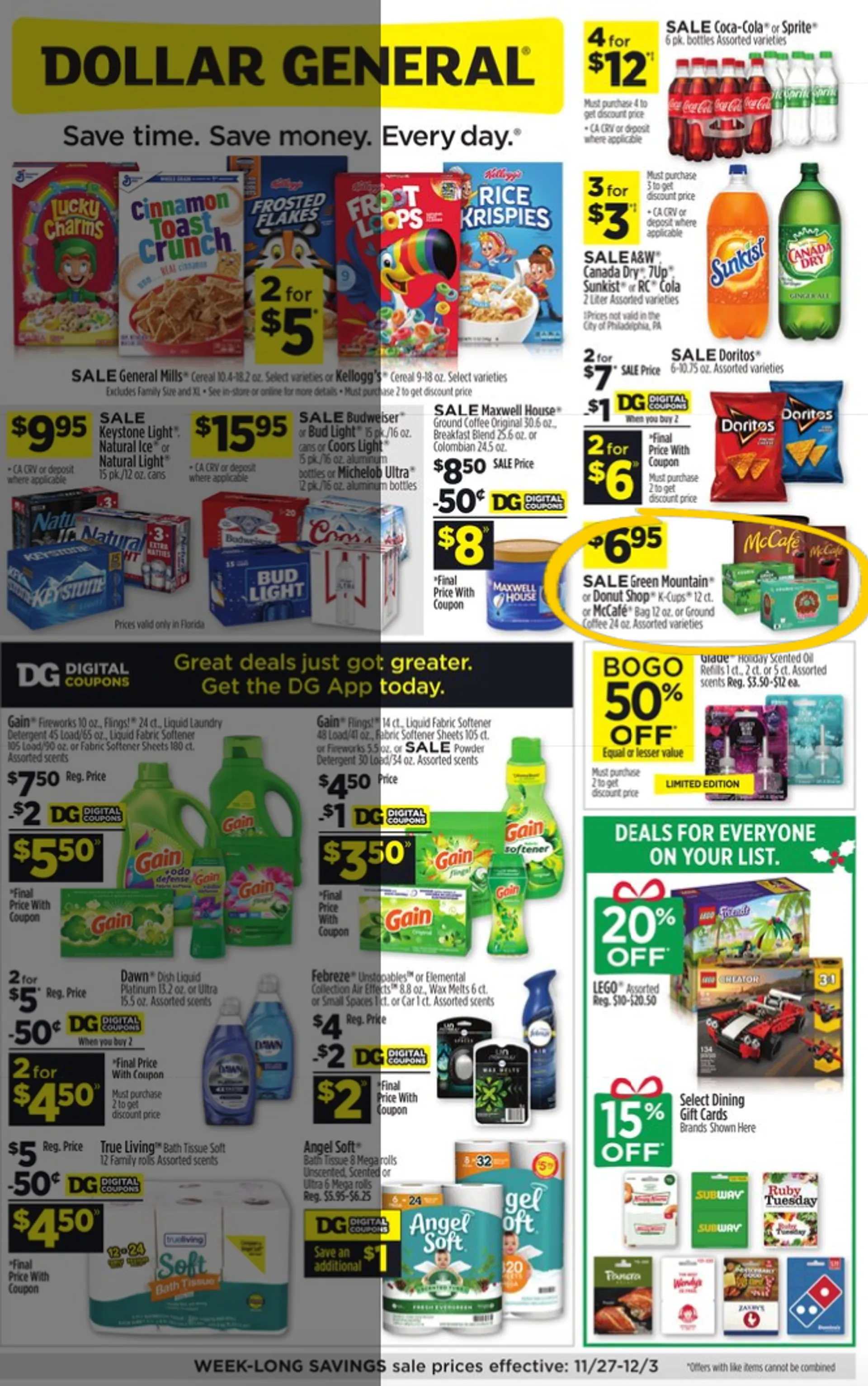 Weekly ad Dollar Generals' deals from November 26 to December 3 2022 - Page 1
