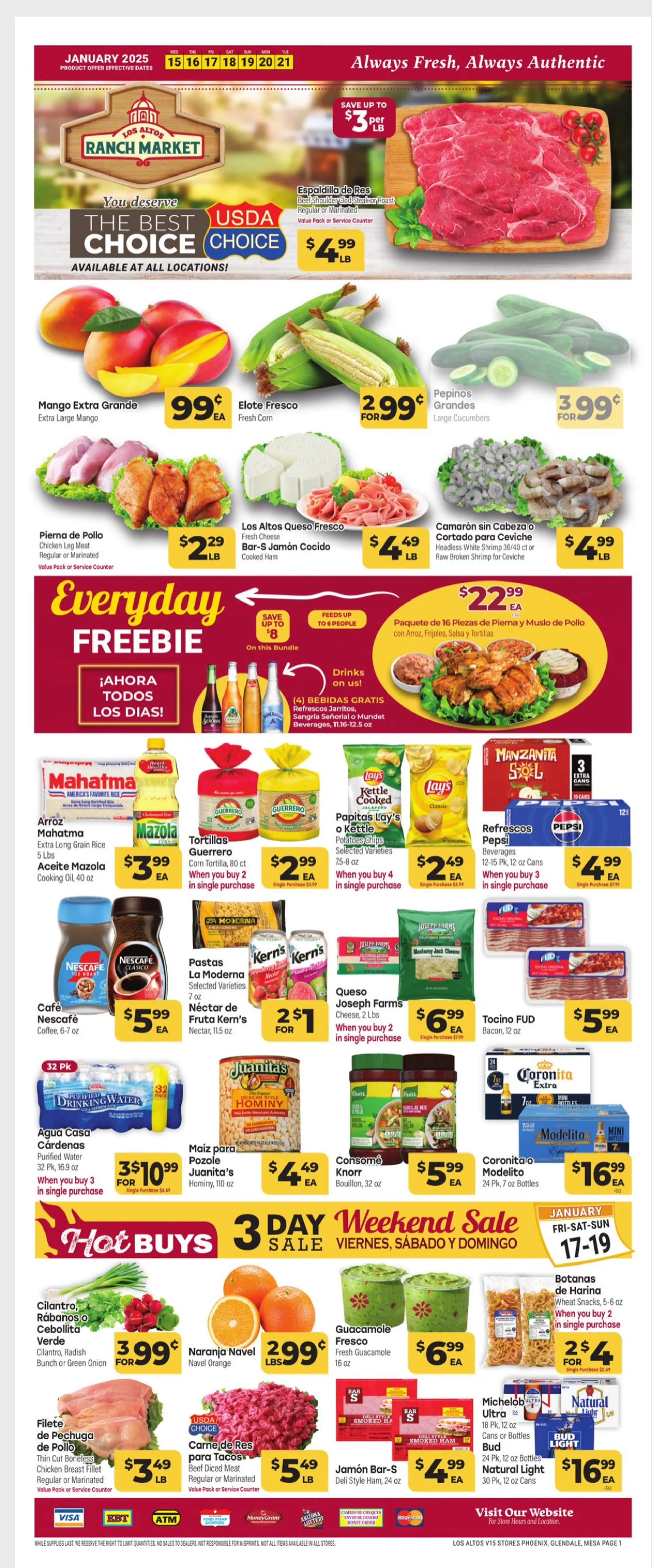 Weekly ad Los Altos Ranch Market Sales from January 15 to January 21 2025 - Page 
