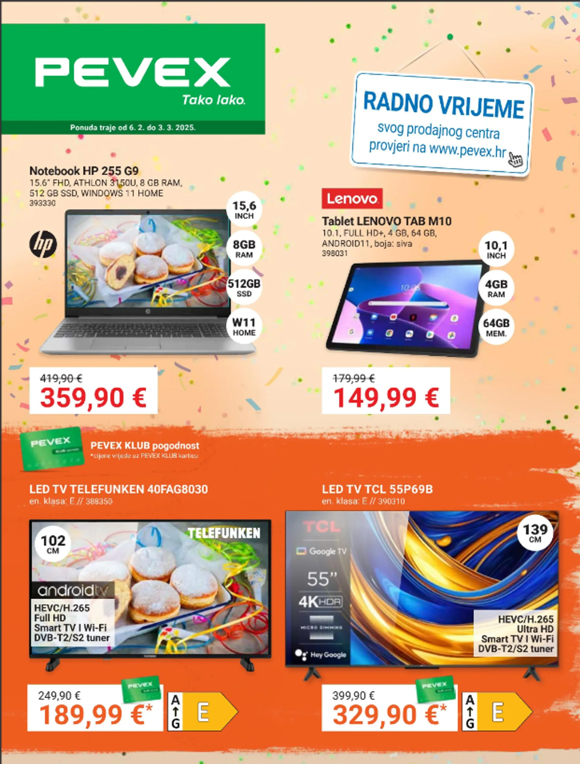 Katalog Pevex od 6. veljače do 3. ožujka 2025. - Pregled Stranica 