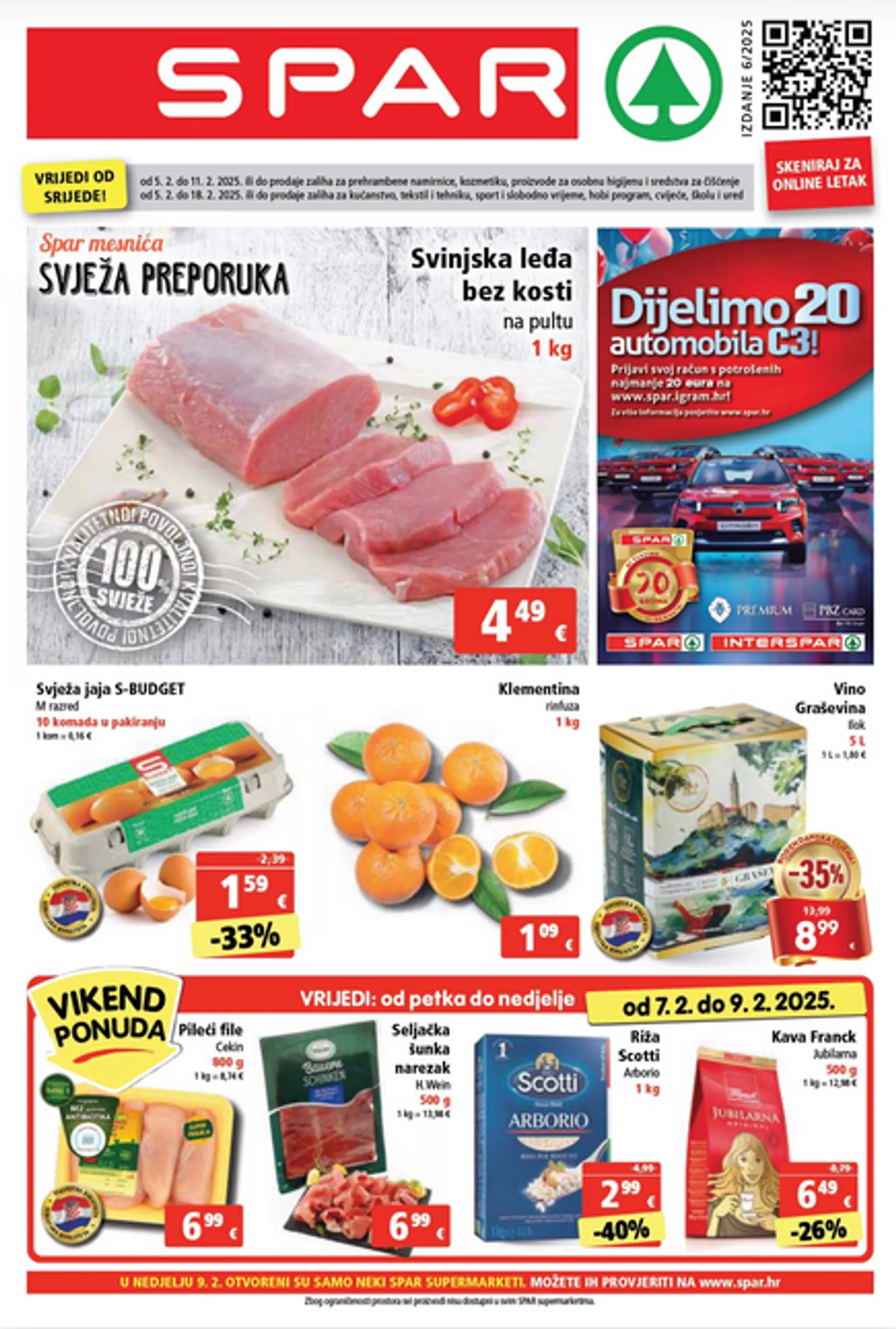 Katalog SPAR od 5. veljače do 11. veljače 2025. - Pregled Stranica 