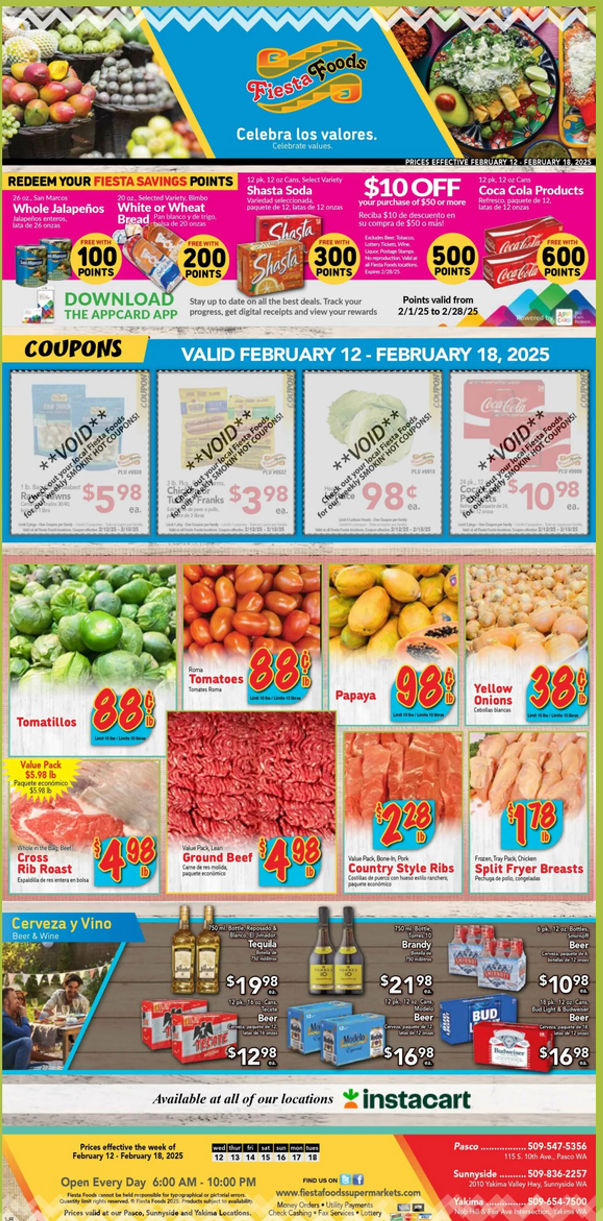 Weekly ad Fiesta Foods SuperMarkets Sales from February 12 to February 18 2025 - Page 