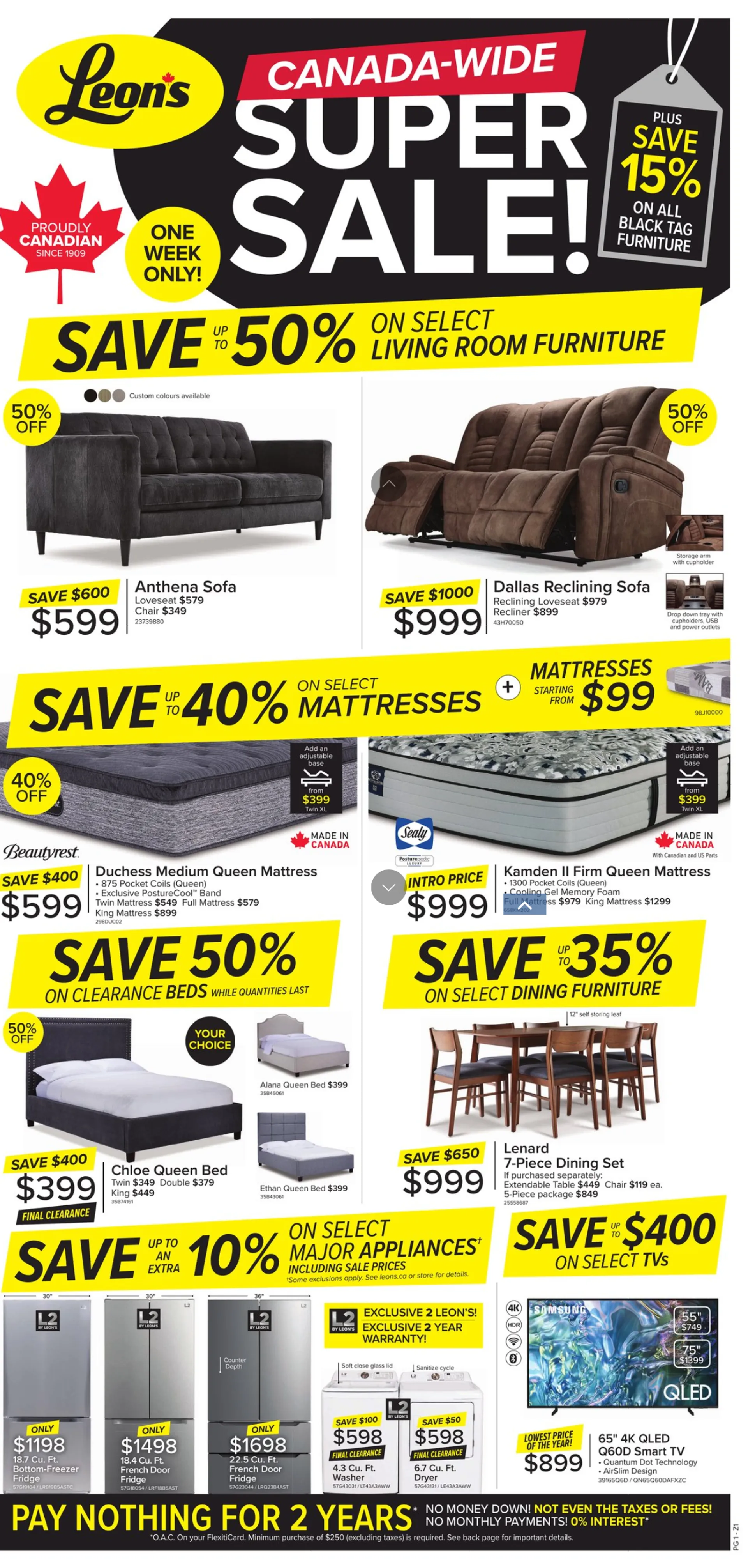 Leon's Sales from March 6 to March 12 2025 - flyer page 