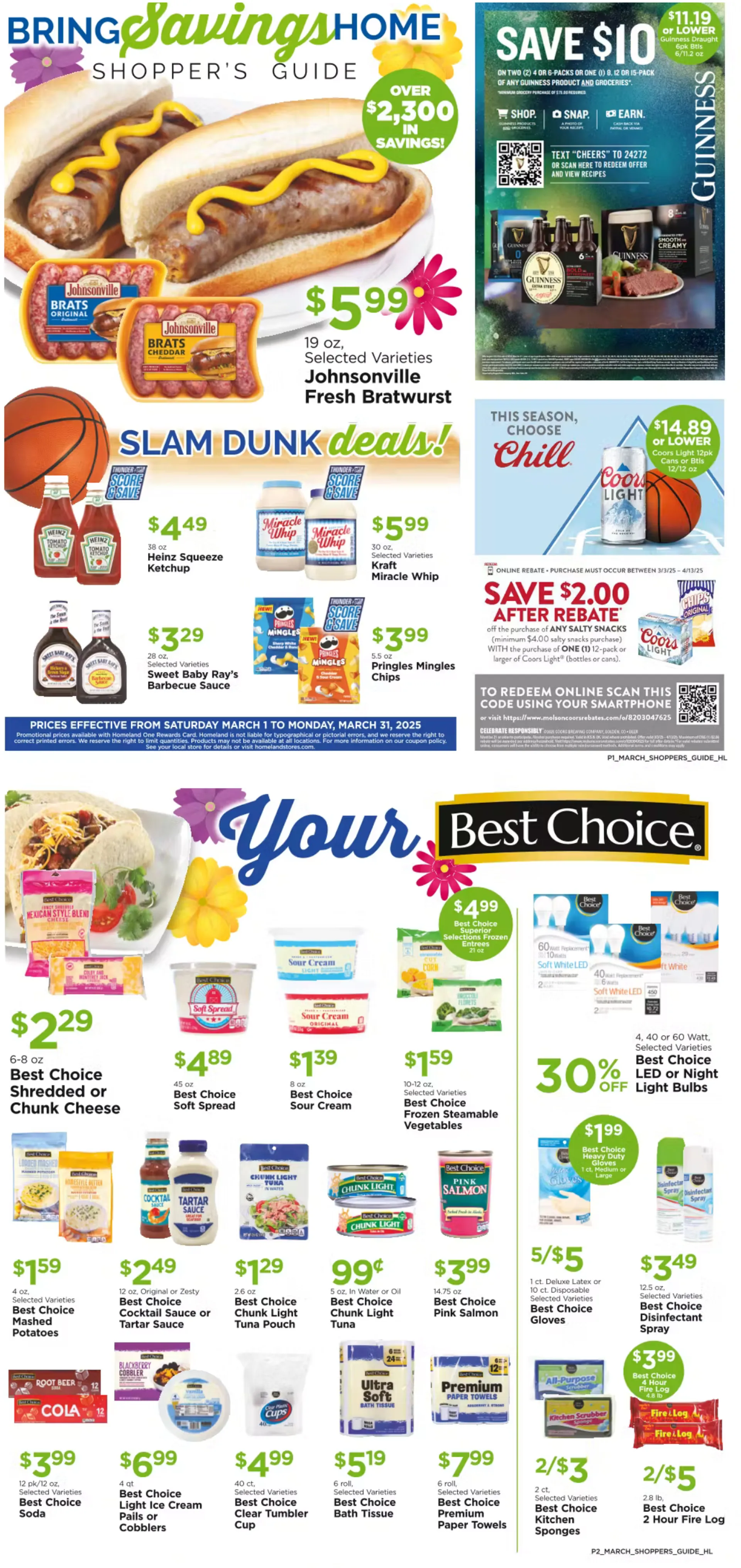 Weekly ad Homeland Sales from March 1 to March 31 2025 - Page 