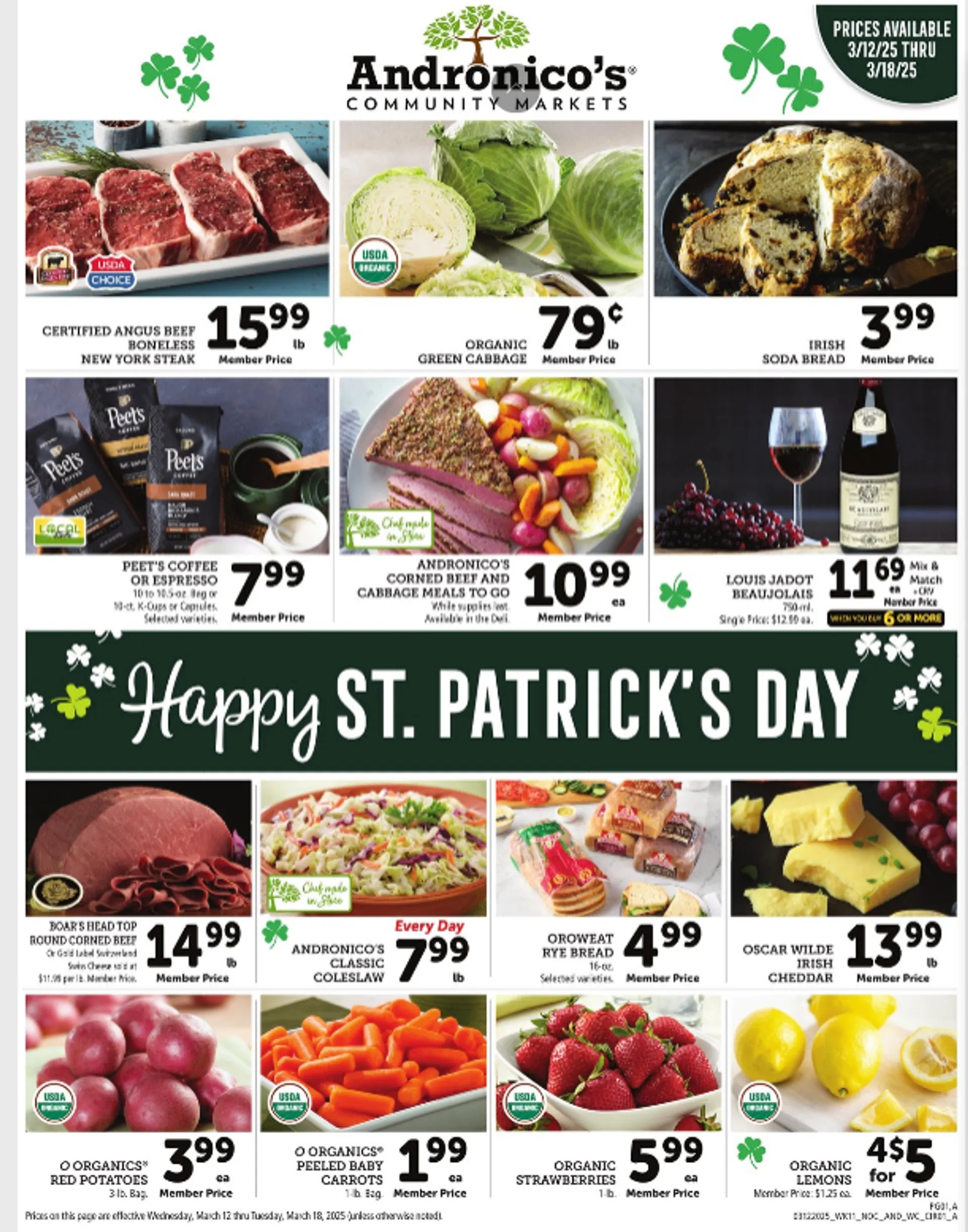 Weekly ad Andronico's Sales from March 12 to March 18 2025 - Page 
