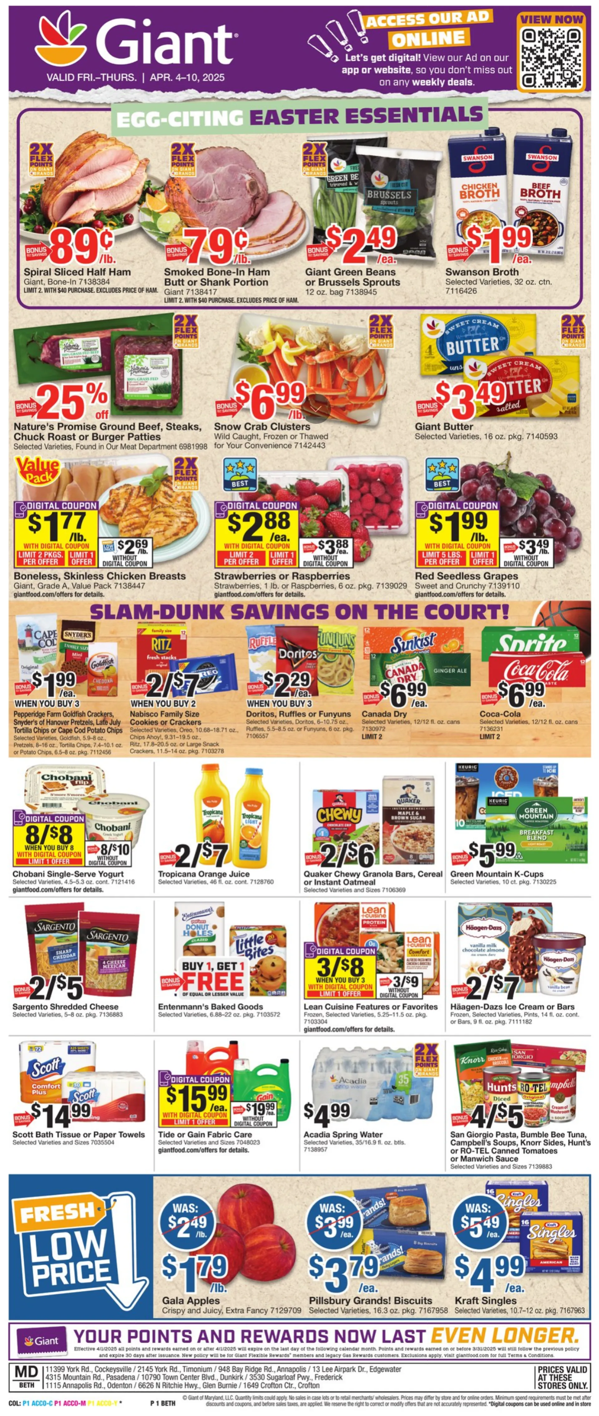Weekly ad Giant Food Sales from April 4 to April 10 2025 - Page 