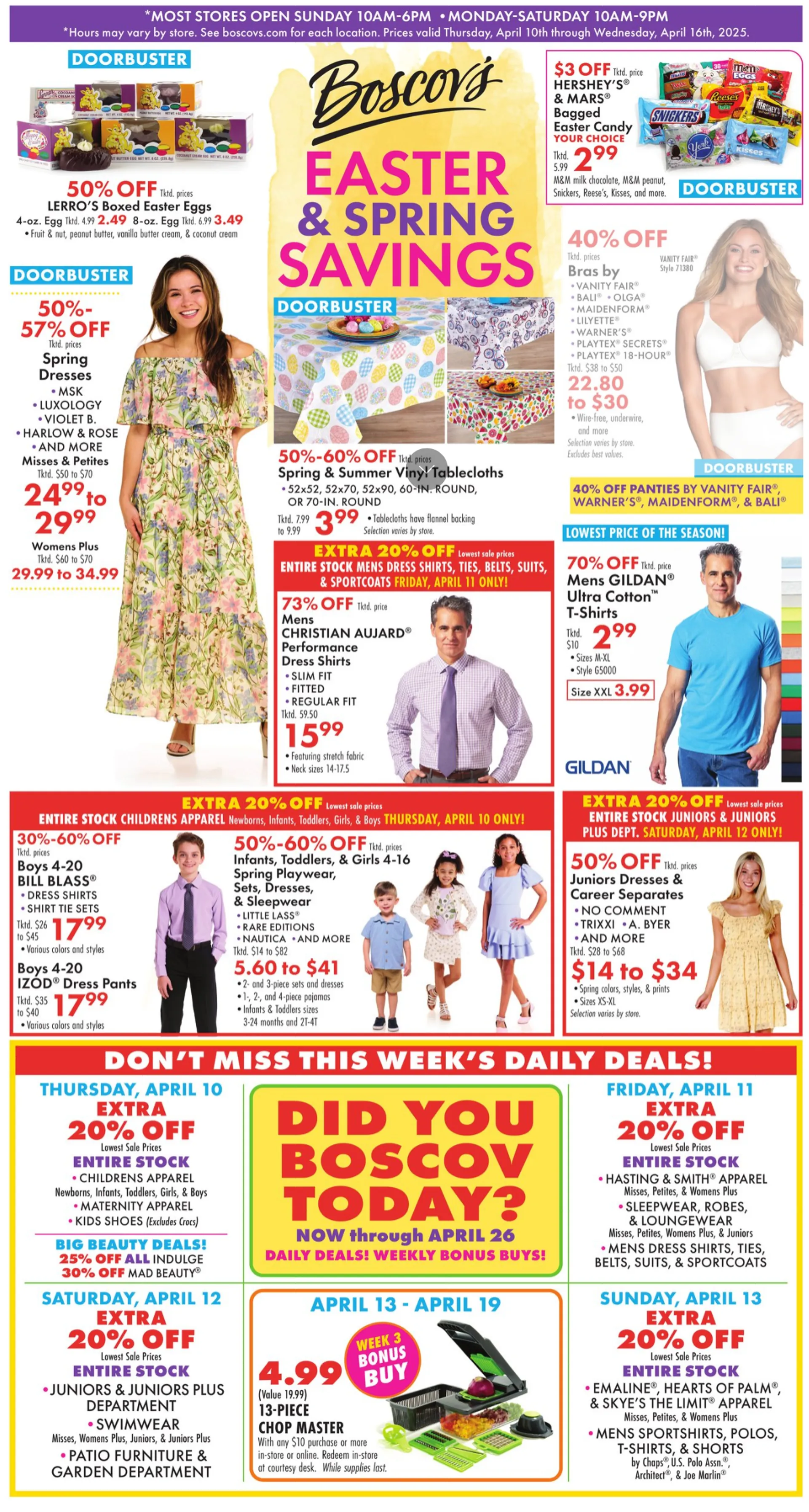 Weekly ad Boscov's sales from April 10 to April 16 2025 - Page 
