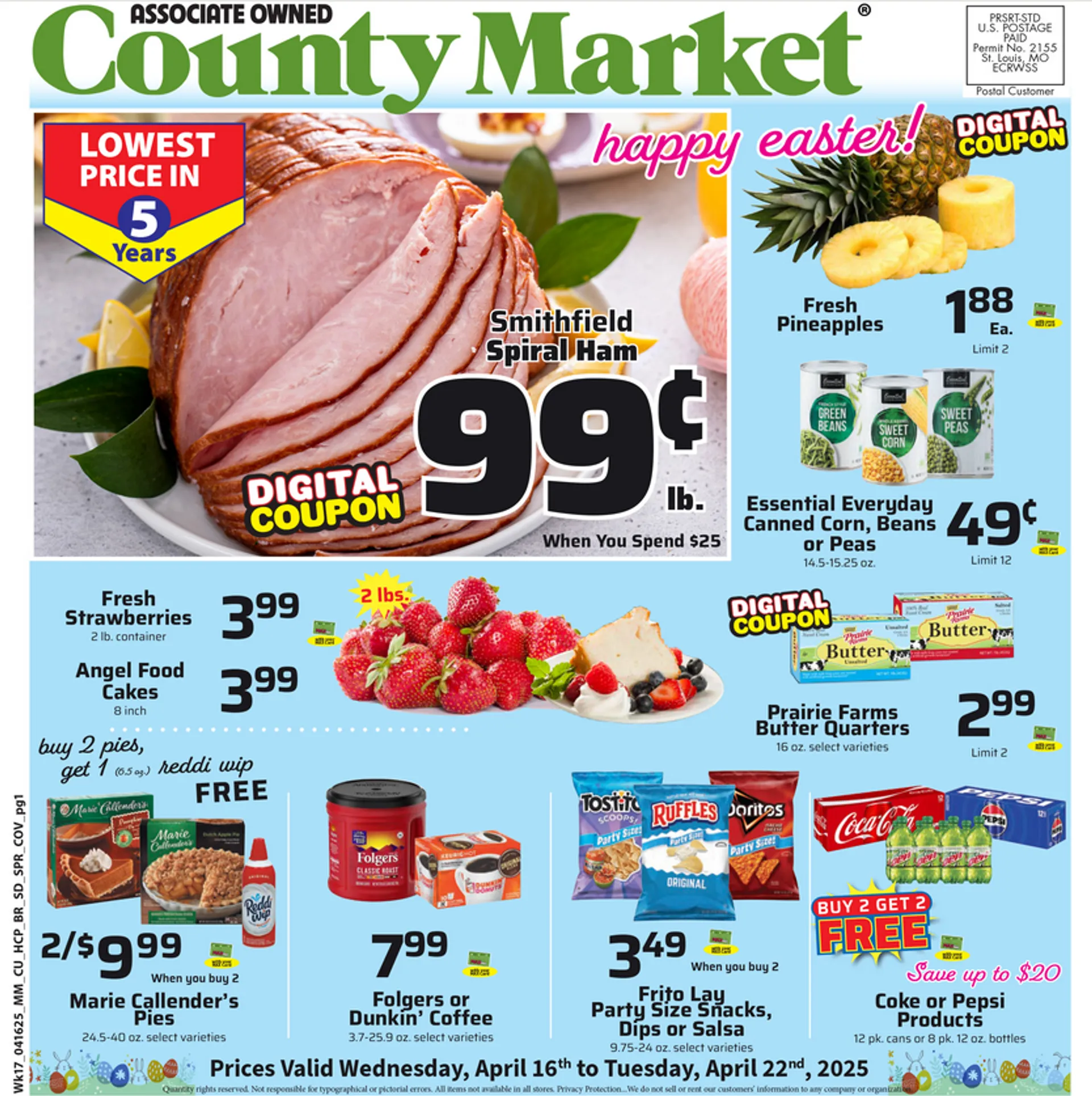Weekly ad County Market sales from April 16 to April 22 2025 - Page 
