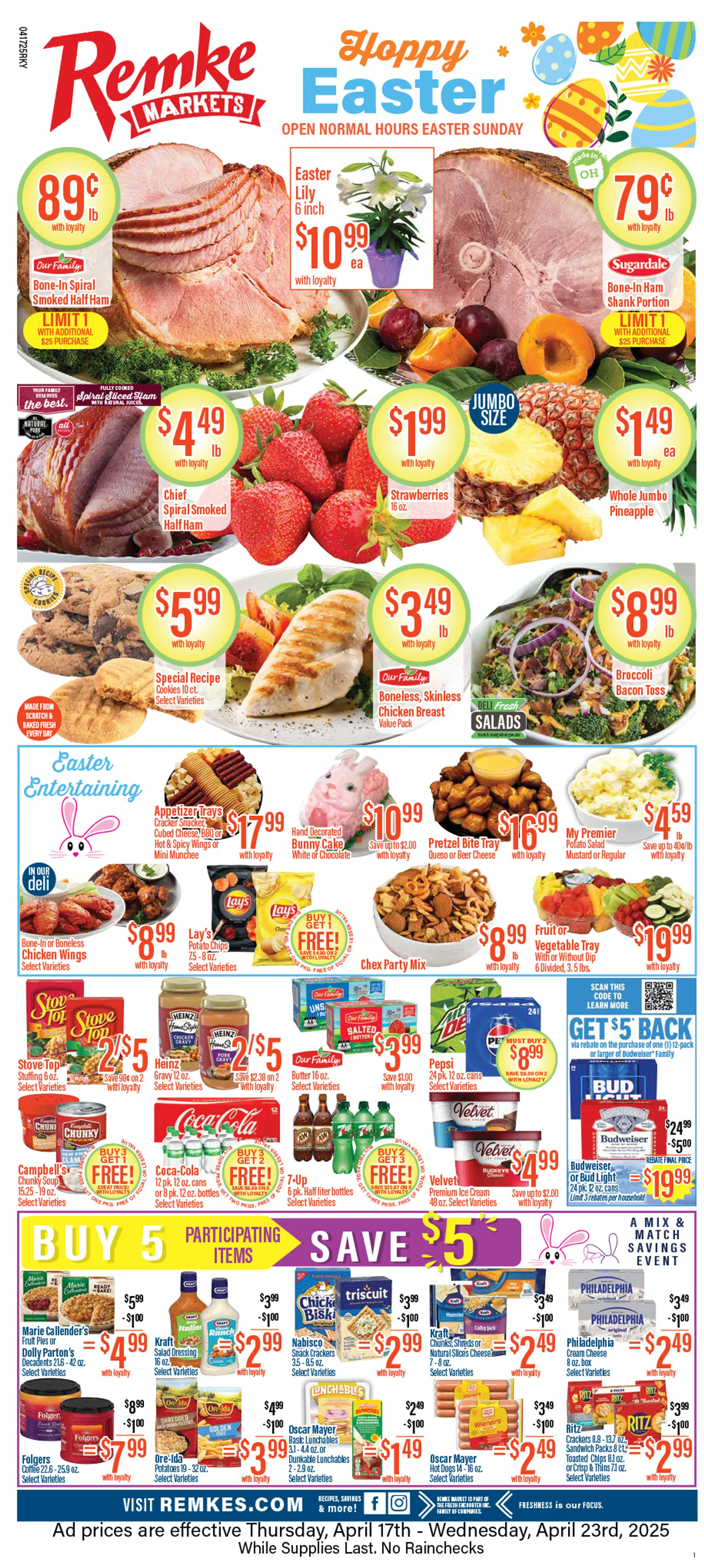 Weekly ad Remke Markets Sales from April 17 to April 23 2025 - Page 