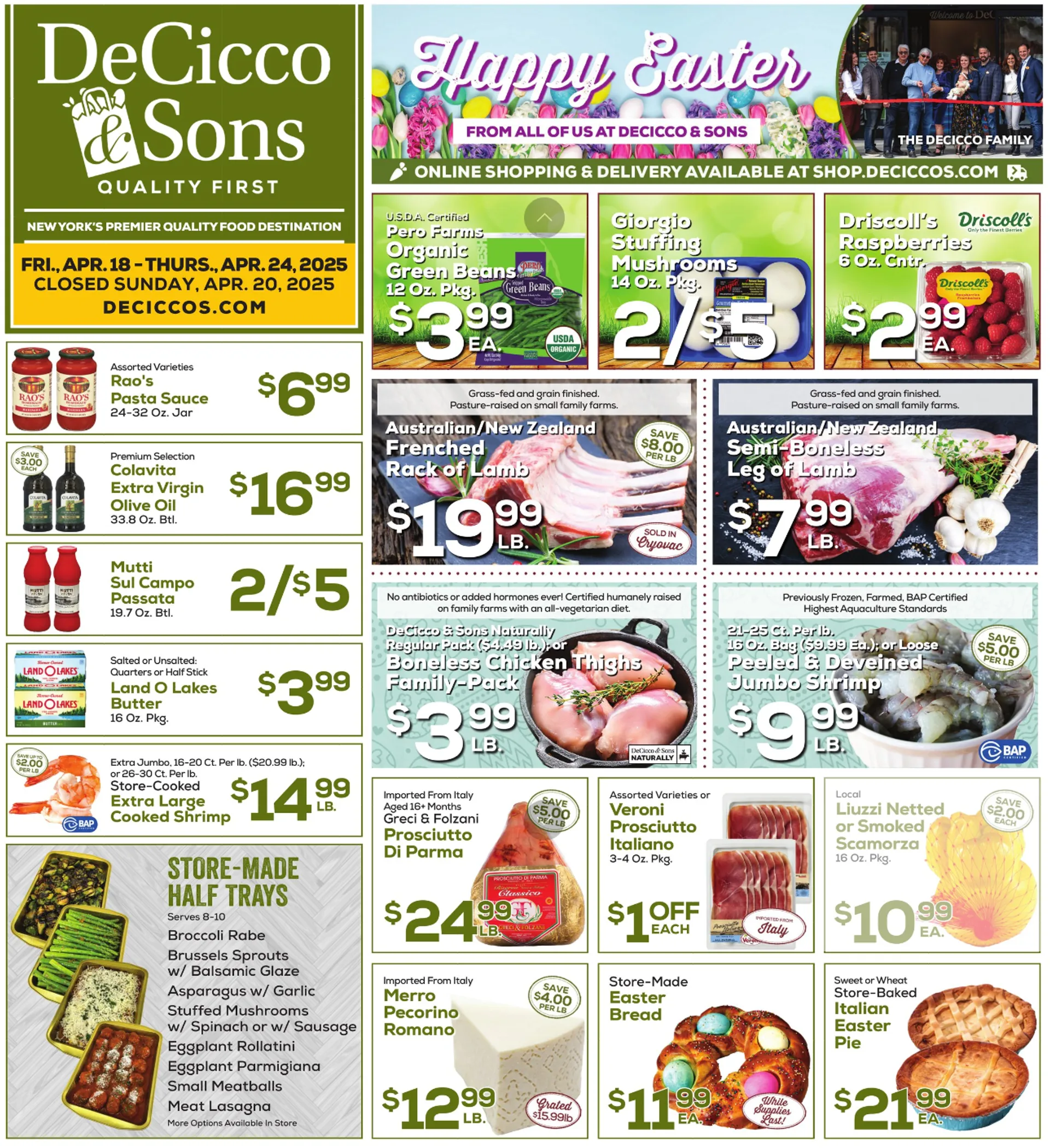 Weekly ad DeCicco & Sons Sales from April 18 to April 24 2025 - Page 