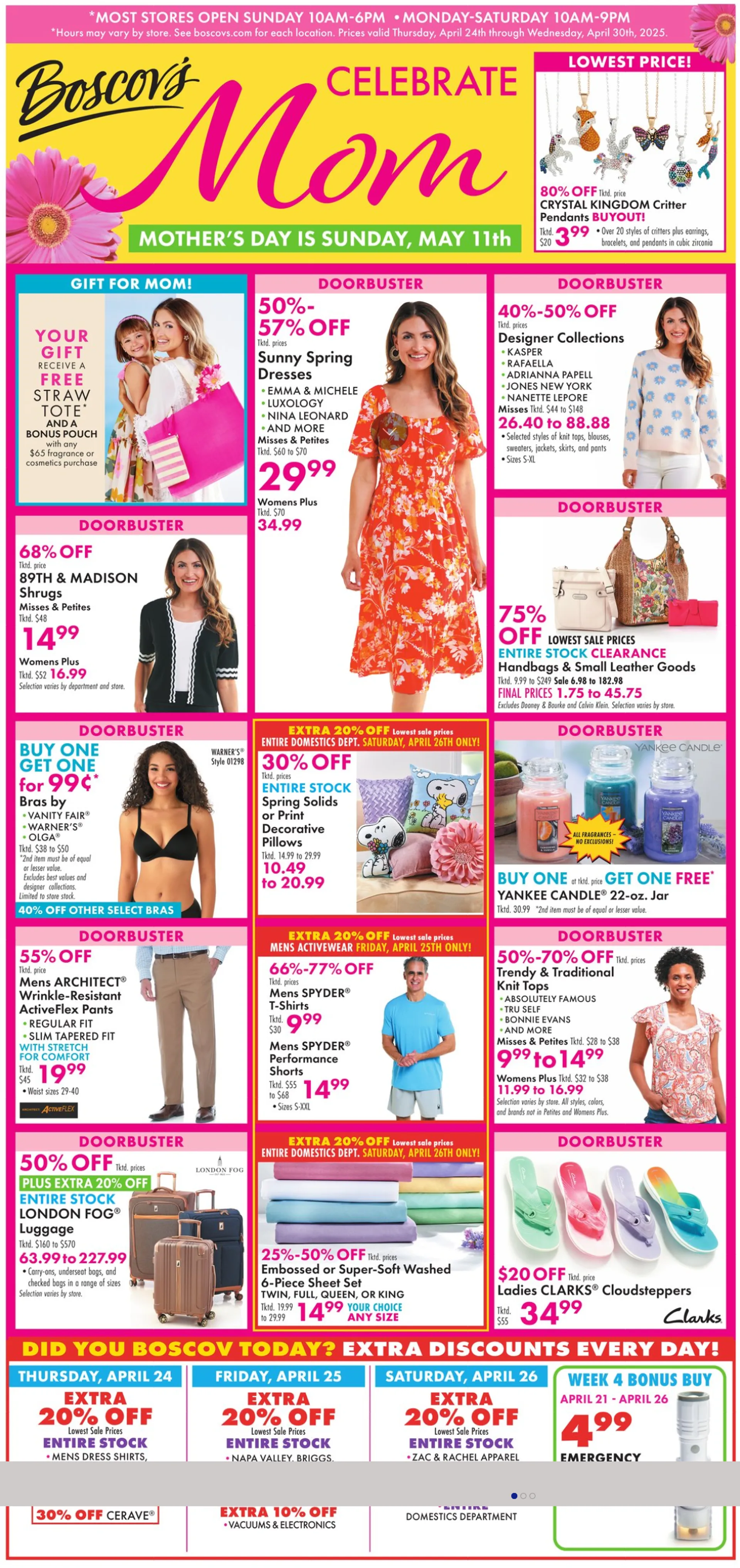Weekly ad Boscov's Sales from April 24 to April 30 2025 - Page 
