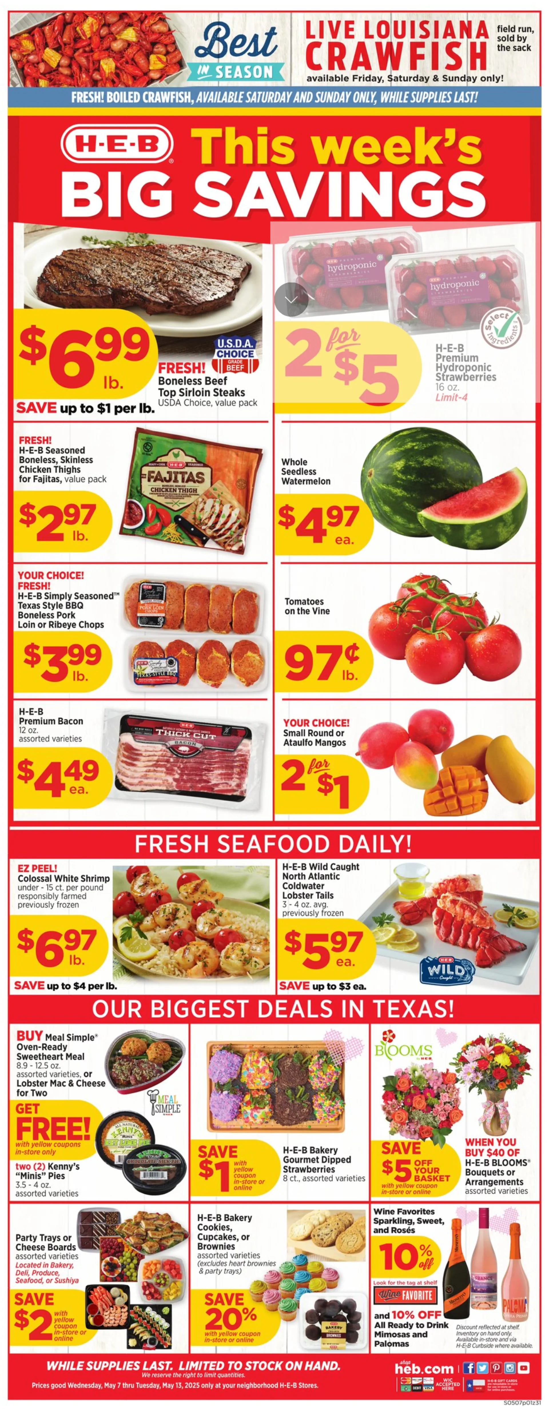 Weekly ad H-E-B Sales from May 7 to May 13 2025 - Page 1