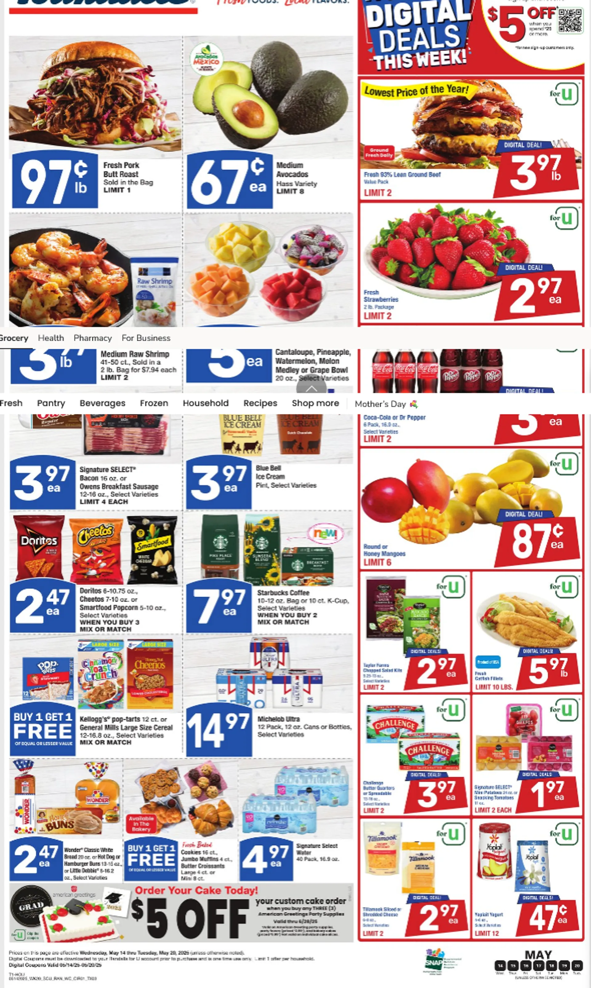 Weekly ad Randalls  Sales from May 14 to May 20 2025 - Page 