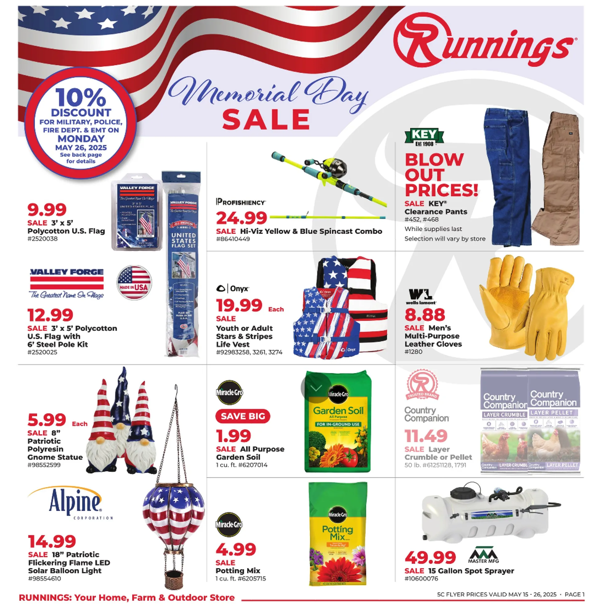 Weekly ad Runnings Memorial Day Sales from May 15 to May 26 2025 - Page 