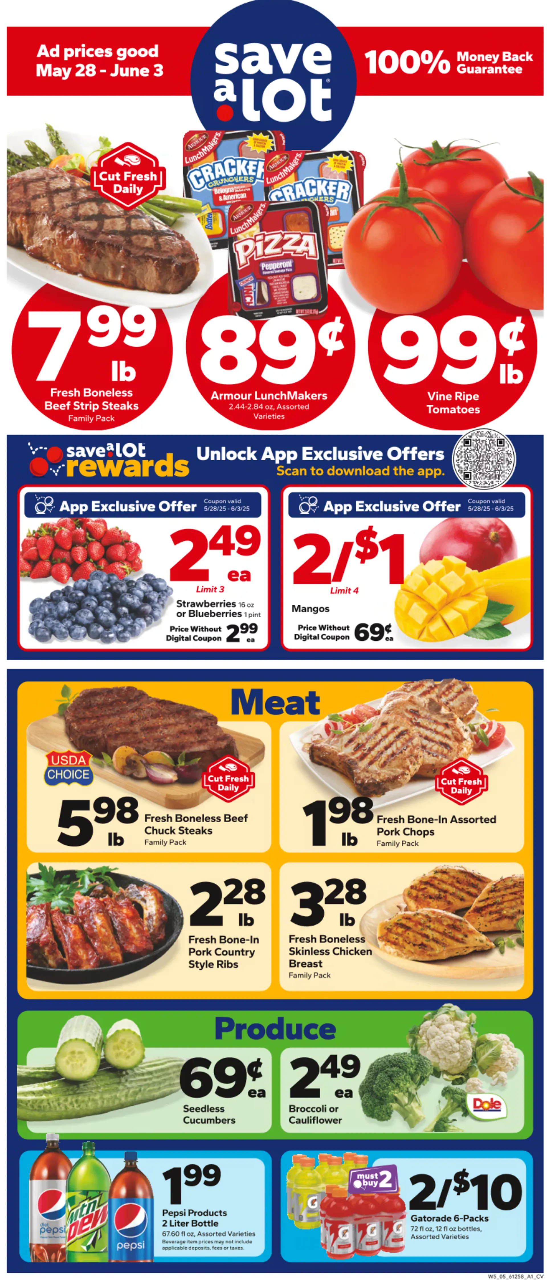 Weekly ad Save a Lot Sales from May 28 to June 3 2025 - Page 1