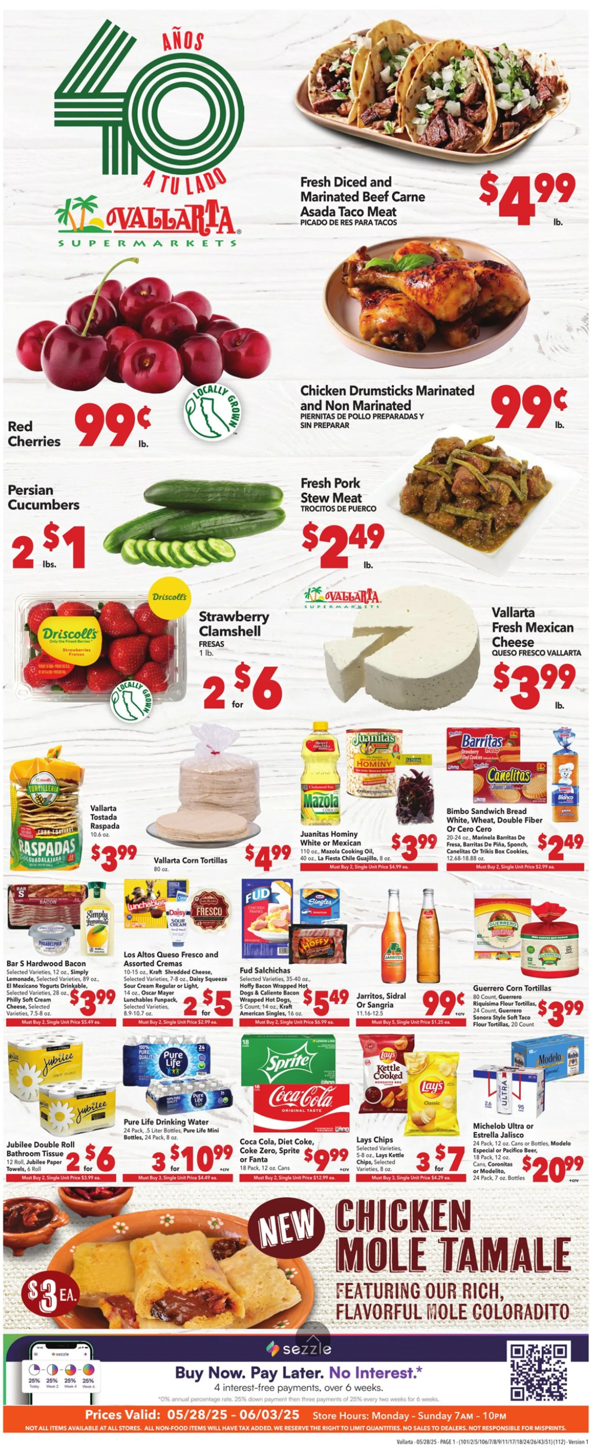 Weekly ad Vallarta  Sales from May 28 to June 3 2025 - Page 1