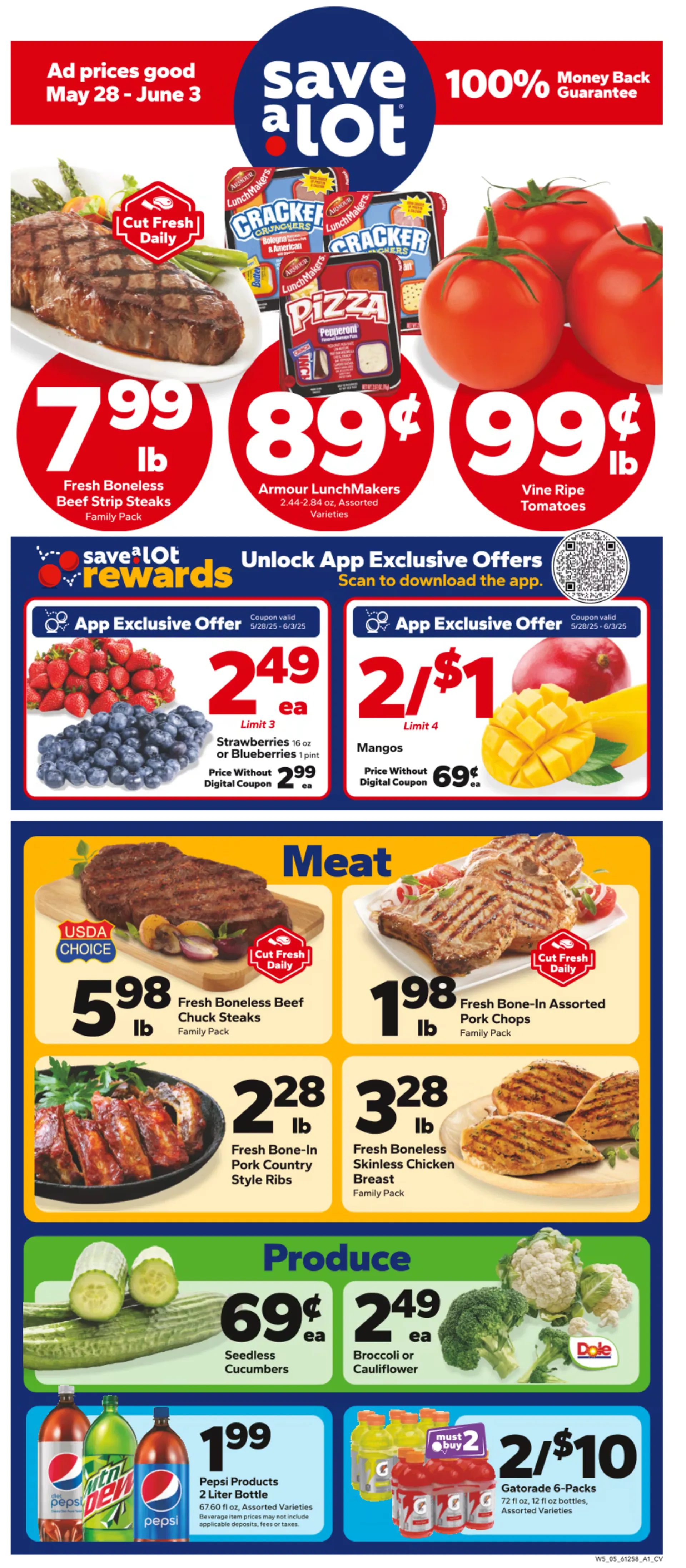 Weekly ad Save a Lot Sales from May 28 to June 3 2025 - Page 1