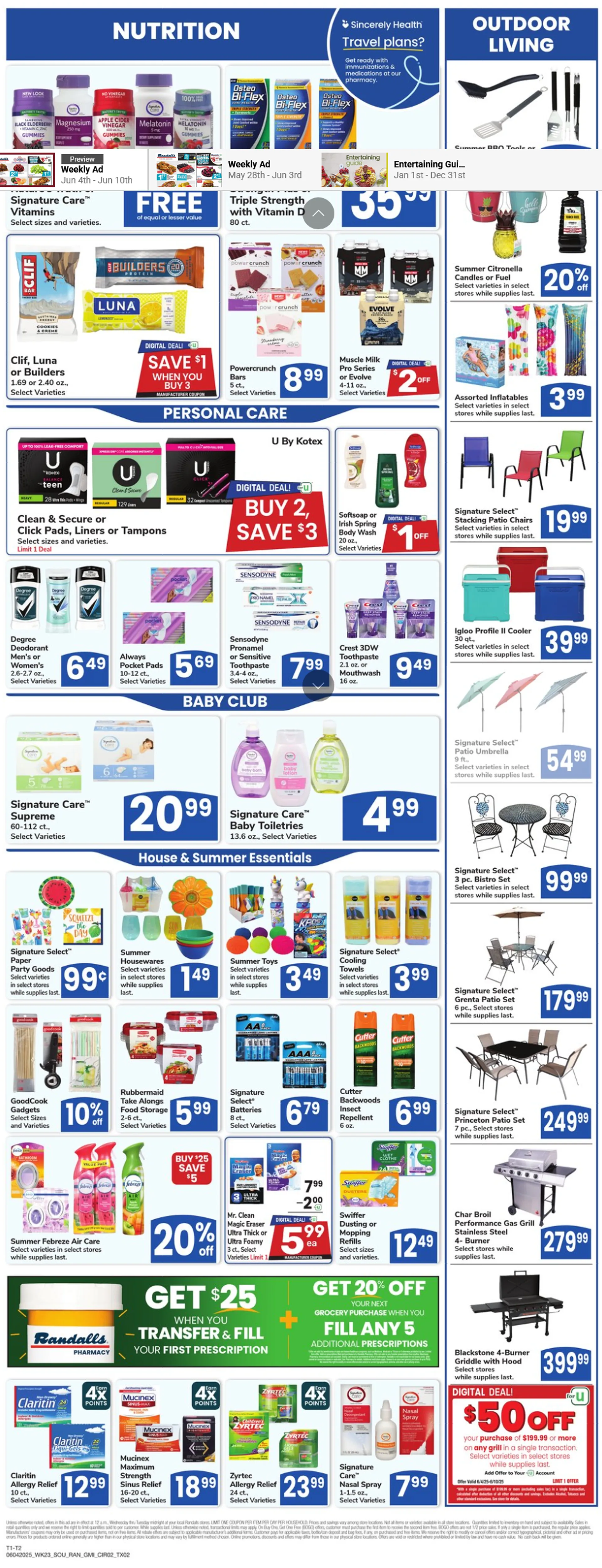 Weekly ad Randalls weekly ads from June 4 to June 10 2025 - Page 1
