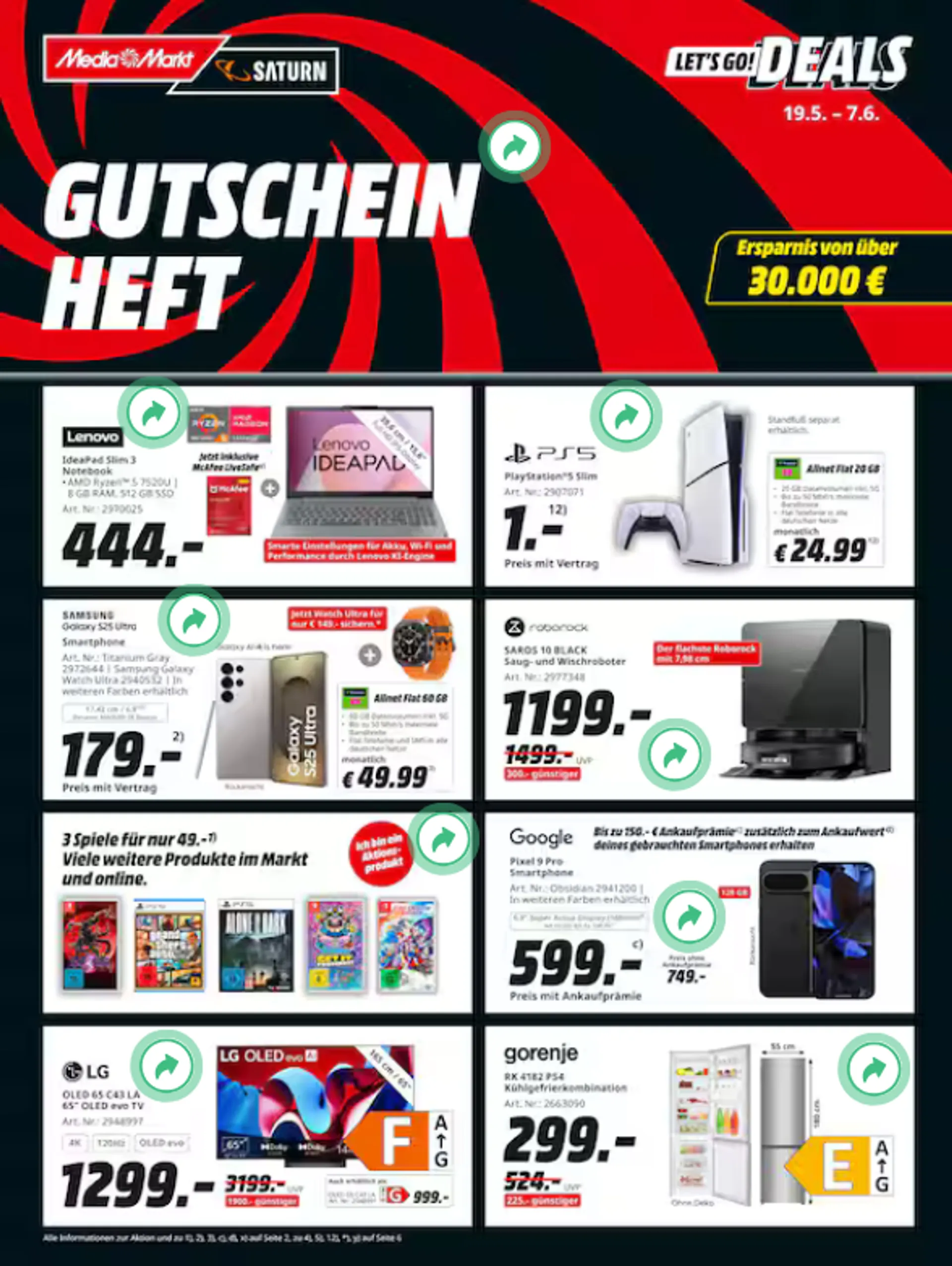MediaMarkt Prospekte von 19. Mai bis 9. Juni 2025 - Prospekt seite 