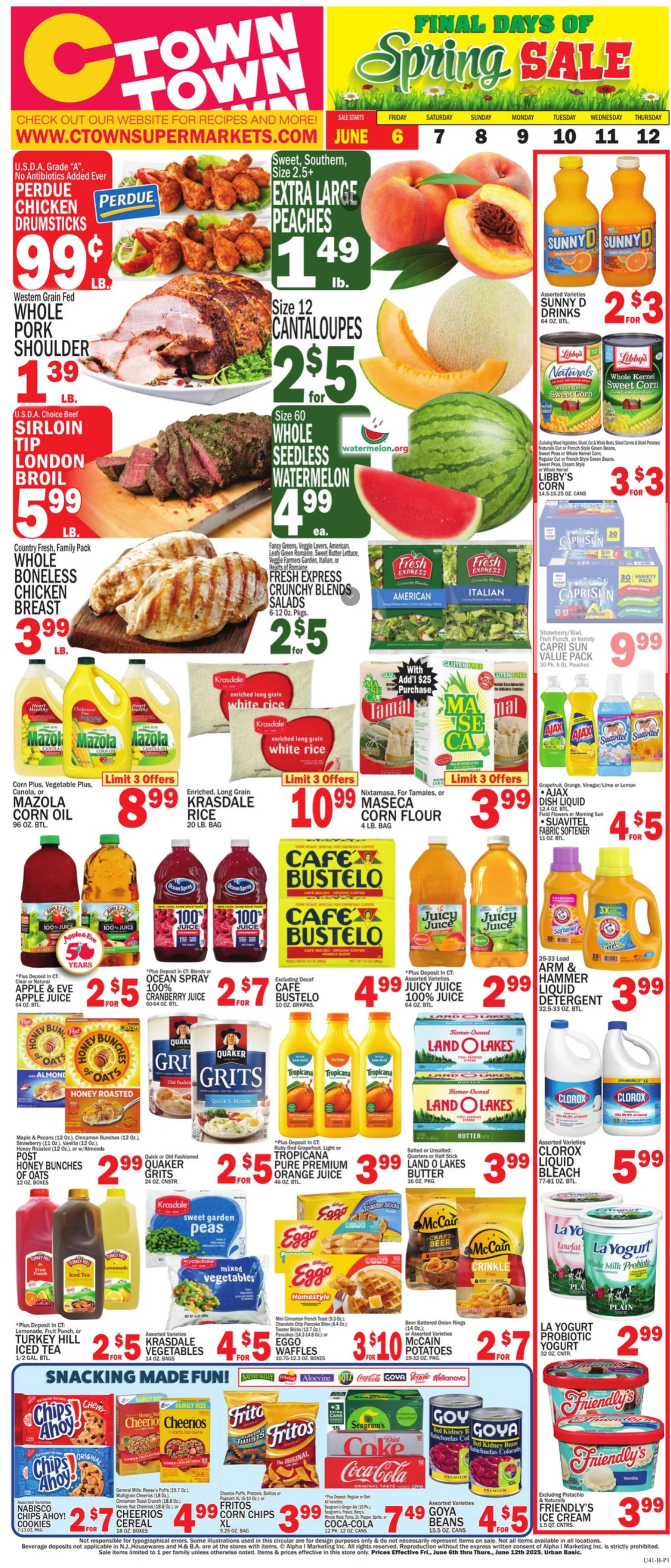 Weekly ad C-Town weekly ads from June 6 to June 12 2025 - Page 1