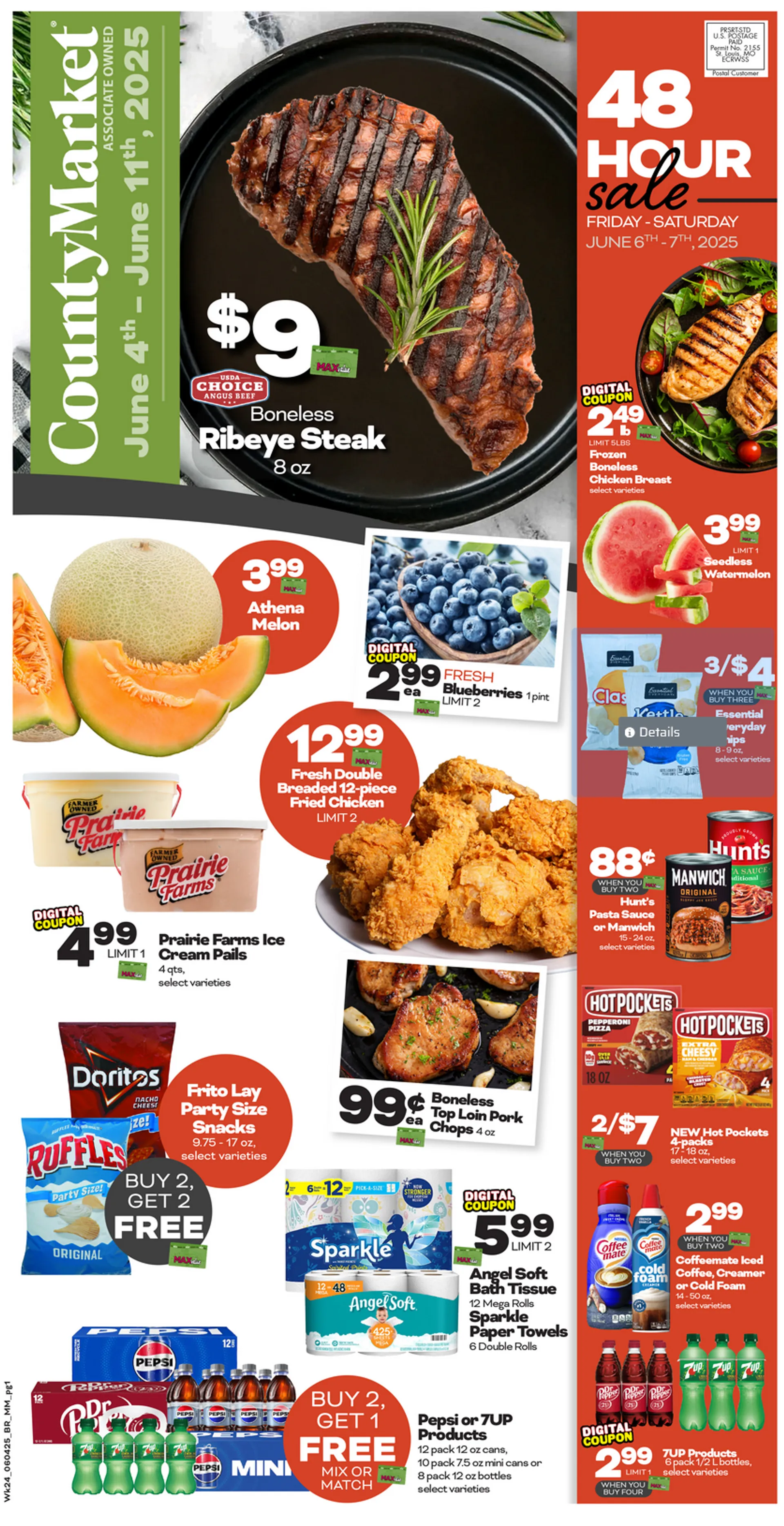 Weekly ad County Market Sales from June 4 to June 11 2025 - Page 
