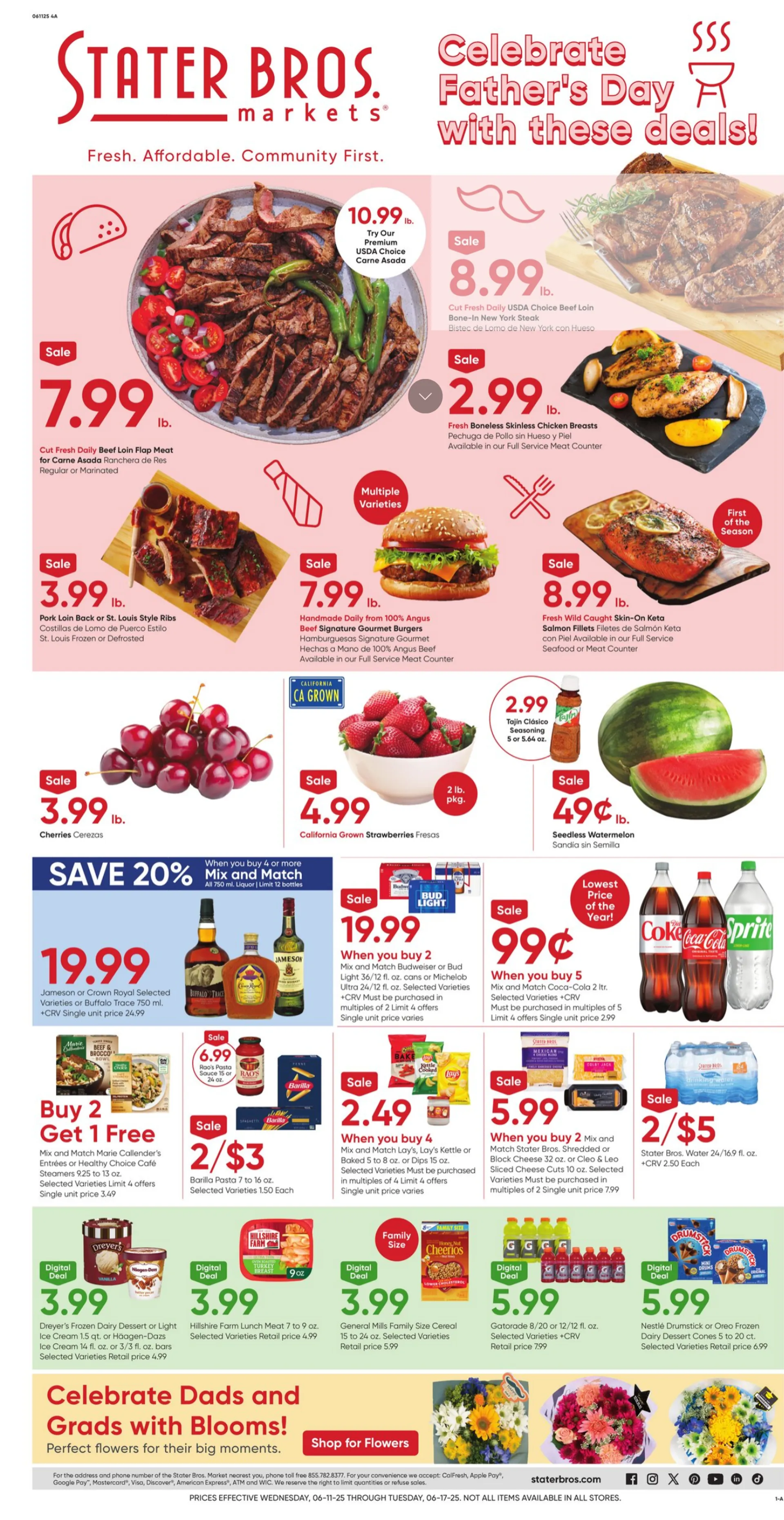 Weekly ad  Stater Bros. Sales from June 11 to June 17 2025 - Page 1