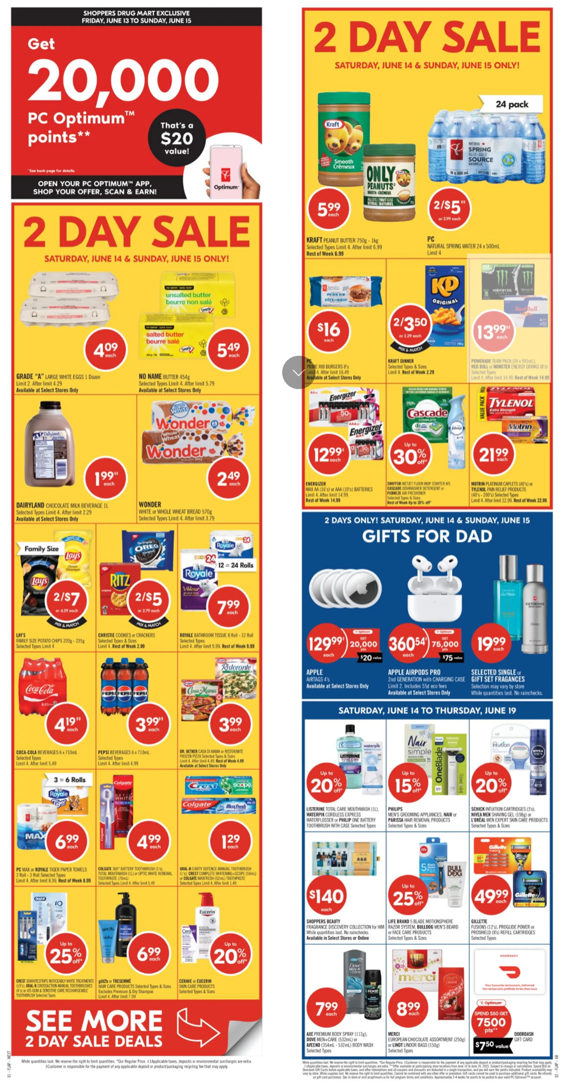 Shoppers Drug Mart flyers from June 14 to June 19 2025 - flyer page 1