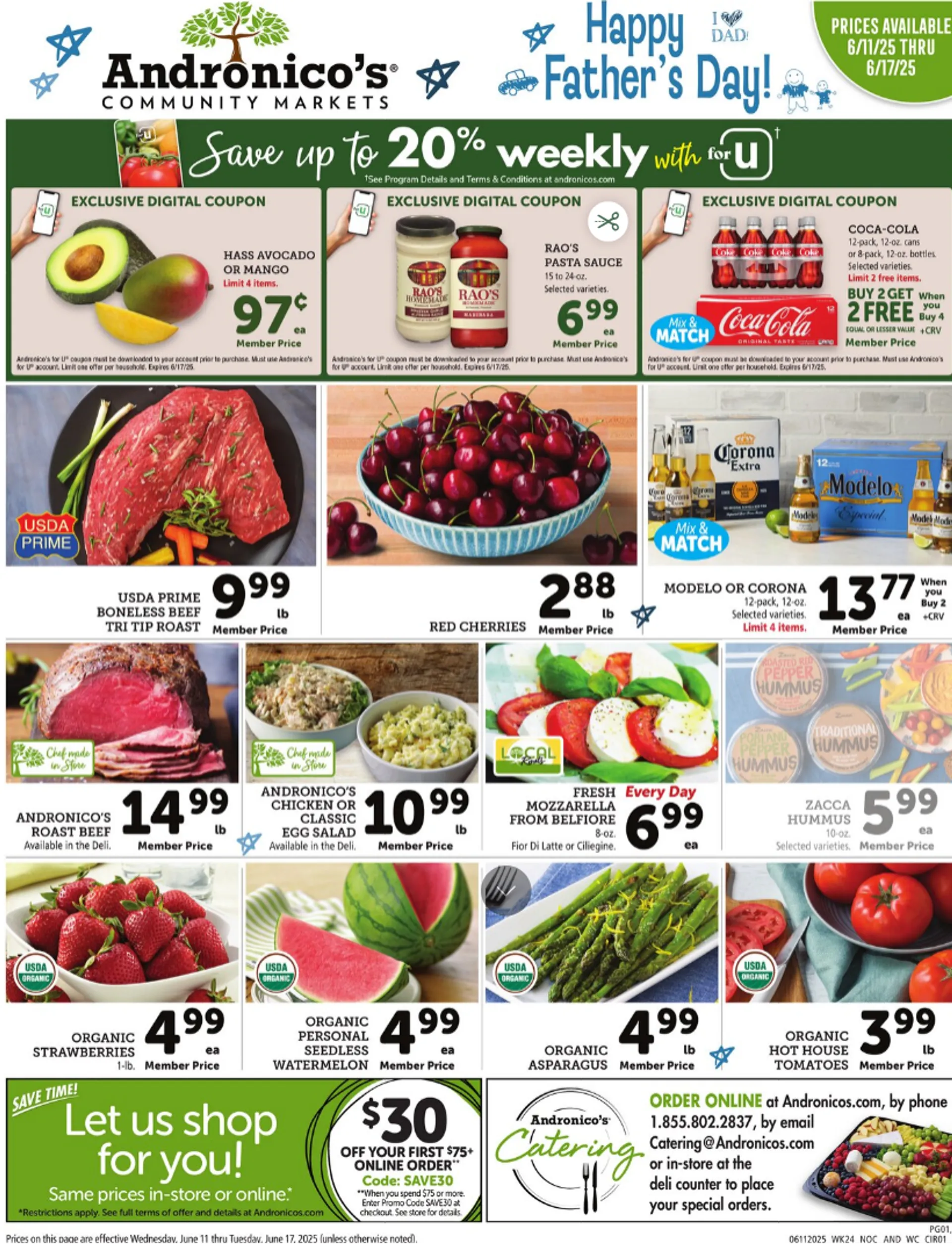 Weekly ad Andronico's weekly ads from June 11 to June 17 2025 - Page 1